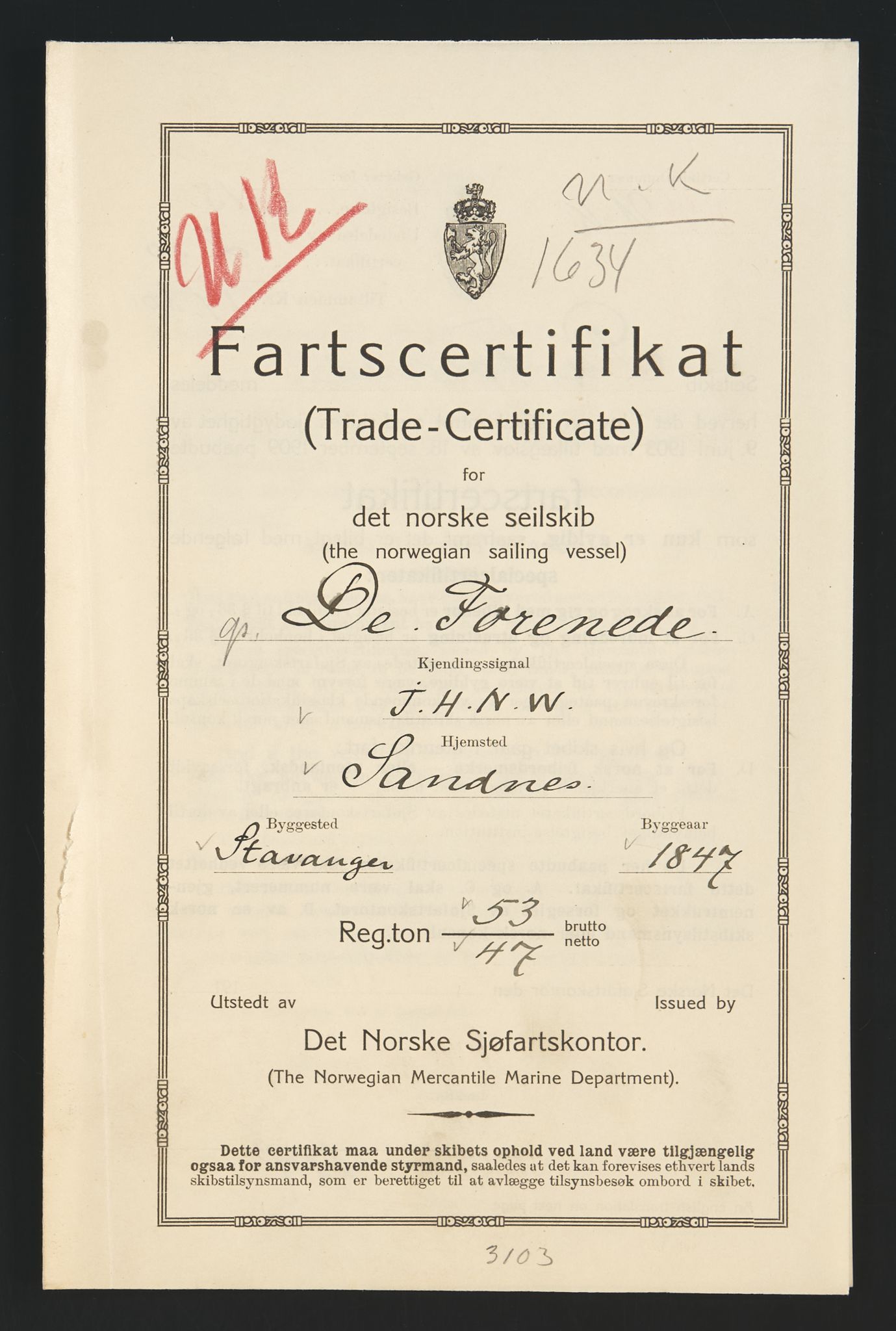 Sjøfartsdirektoratet med forløpere, skipsmapper slettede skip, AV/RA-S-4998/F/Fa/L0235: --, 1847-1930, s. 554