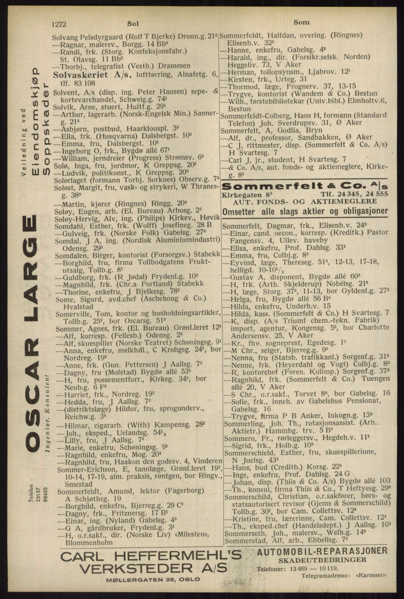 Kristiania/Oslo adressebok, PUBL/-, 1934, s. 1272