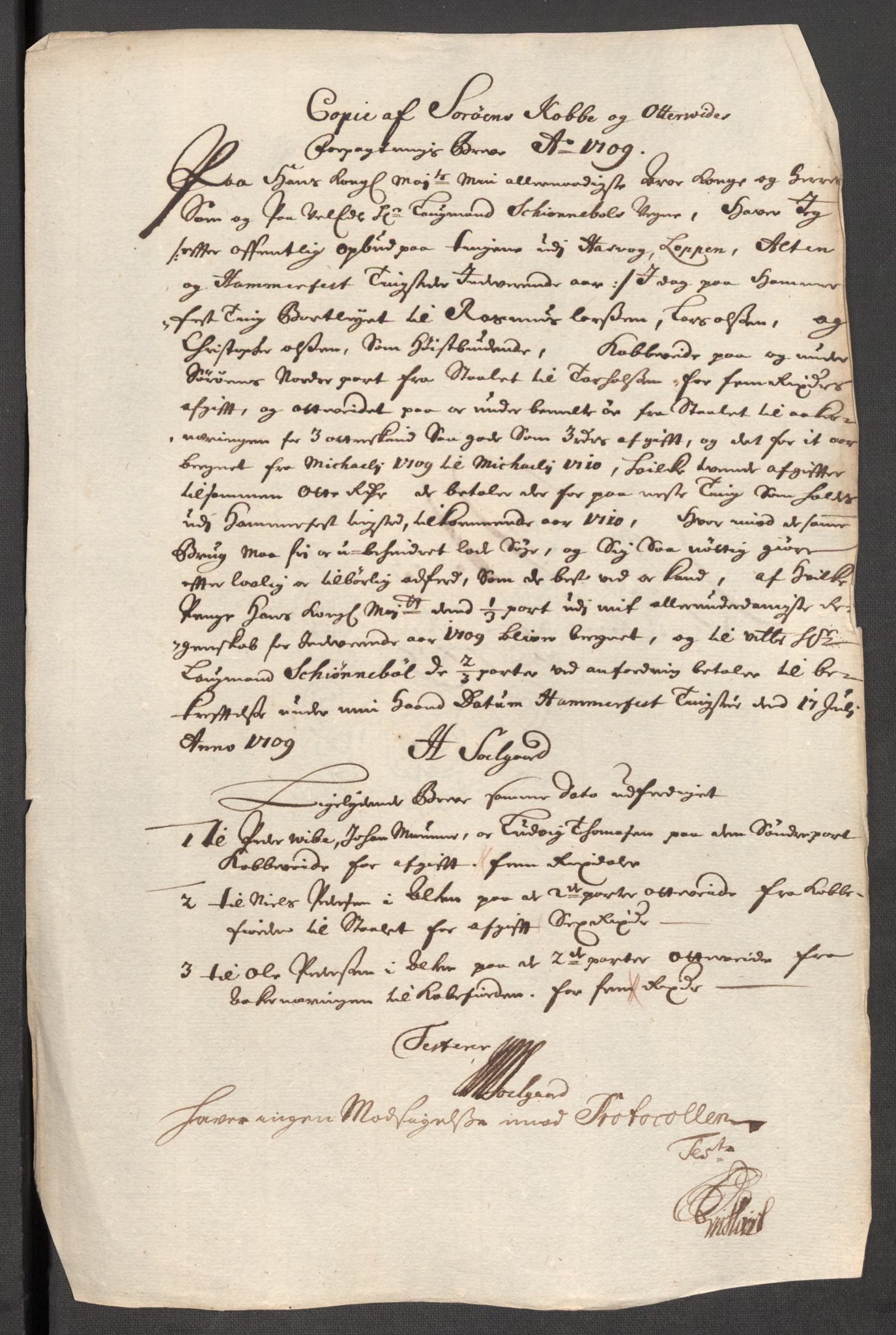 Rentekammeret inntil 1814, Reviderte regnskaper, Fogderegnskap, AV/RA-EA-4092/R69/L4855: Fogderegnskap Finnmark/Vardøhus, 1709-1712, s. 50