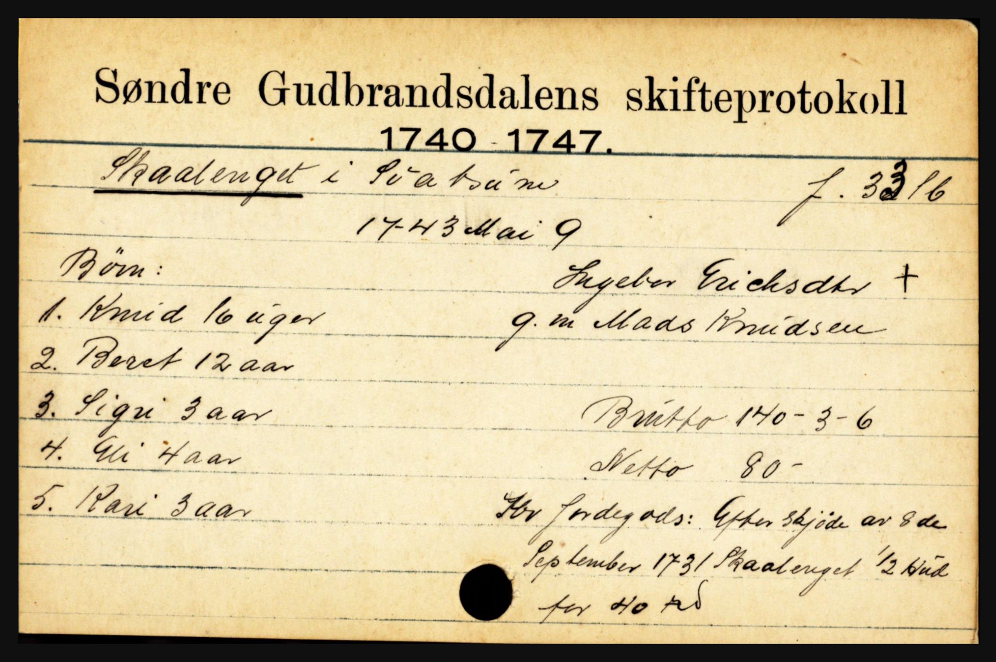 Sør-Gudbrandsdal tingrett, SAH/TING-004/J, 1658-1885, s. 11257