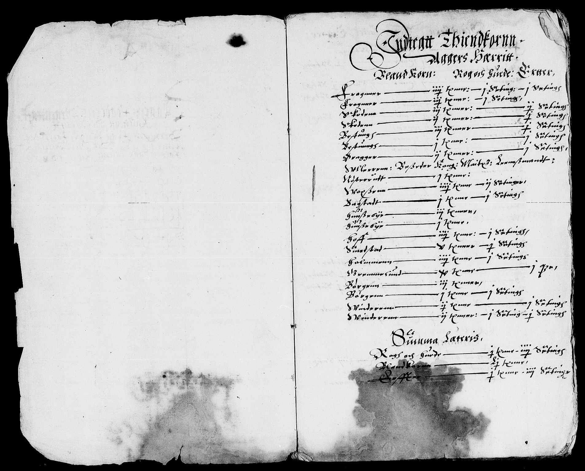 Rentekammeret inntil 1814, Reviderte regnskaper, Lensregnskaper, RA/EA-5023/R/Rb/Rba/L0022: Akershus len, 1606-1607