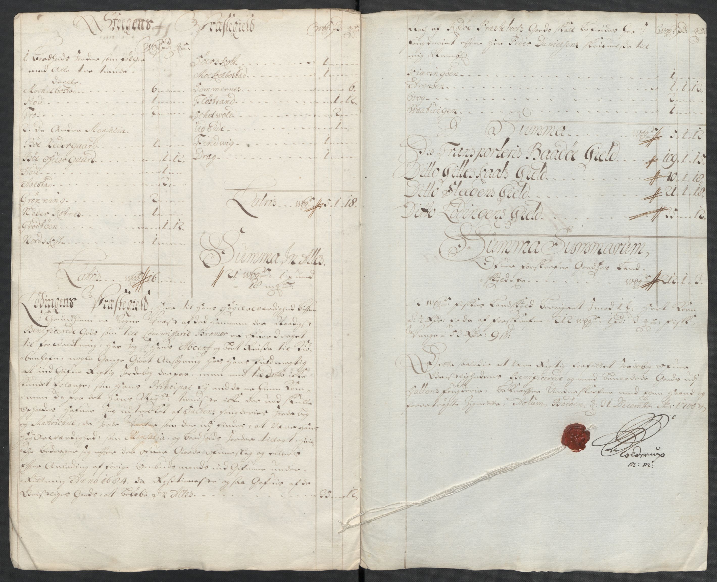 Rentekammeret inntil 1814, Reviderte regnskaper, Fogderegnskap, RA/EA-4092/R66/L4579: Fogderegnskap Salten, 1697-1700, s. 398