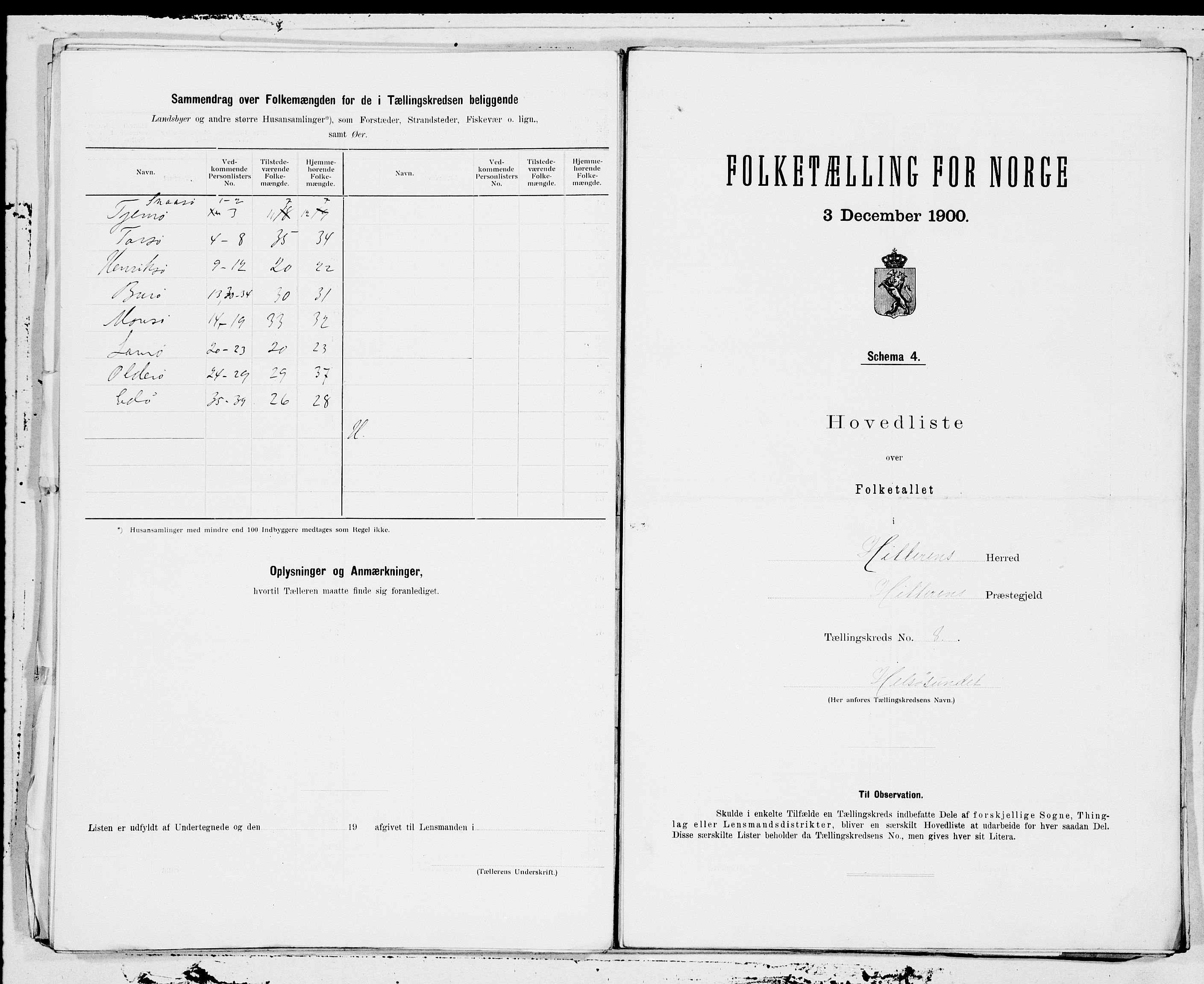 SAT, Folketelling 1900 for 1617 Hitra herred, 1900, s. 16