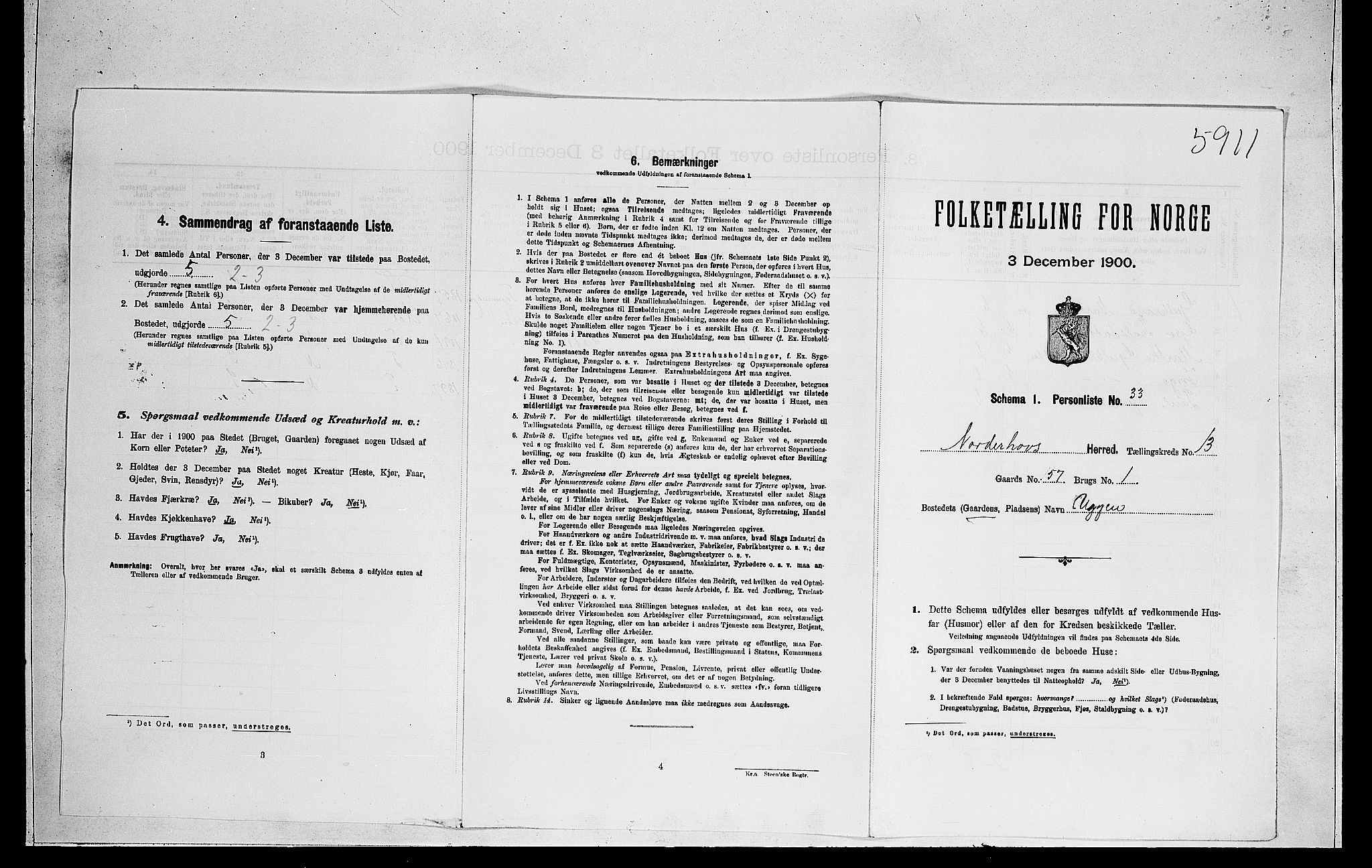 RA, Folketelling 1900 for 0613 Norderhov herred, 1900, s. 2776