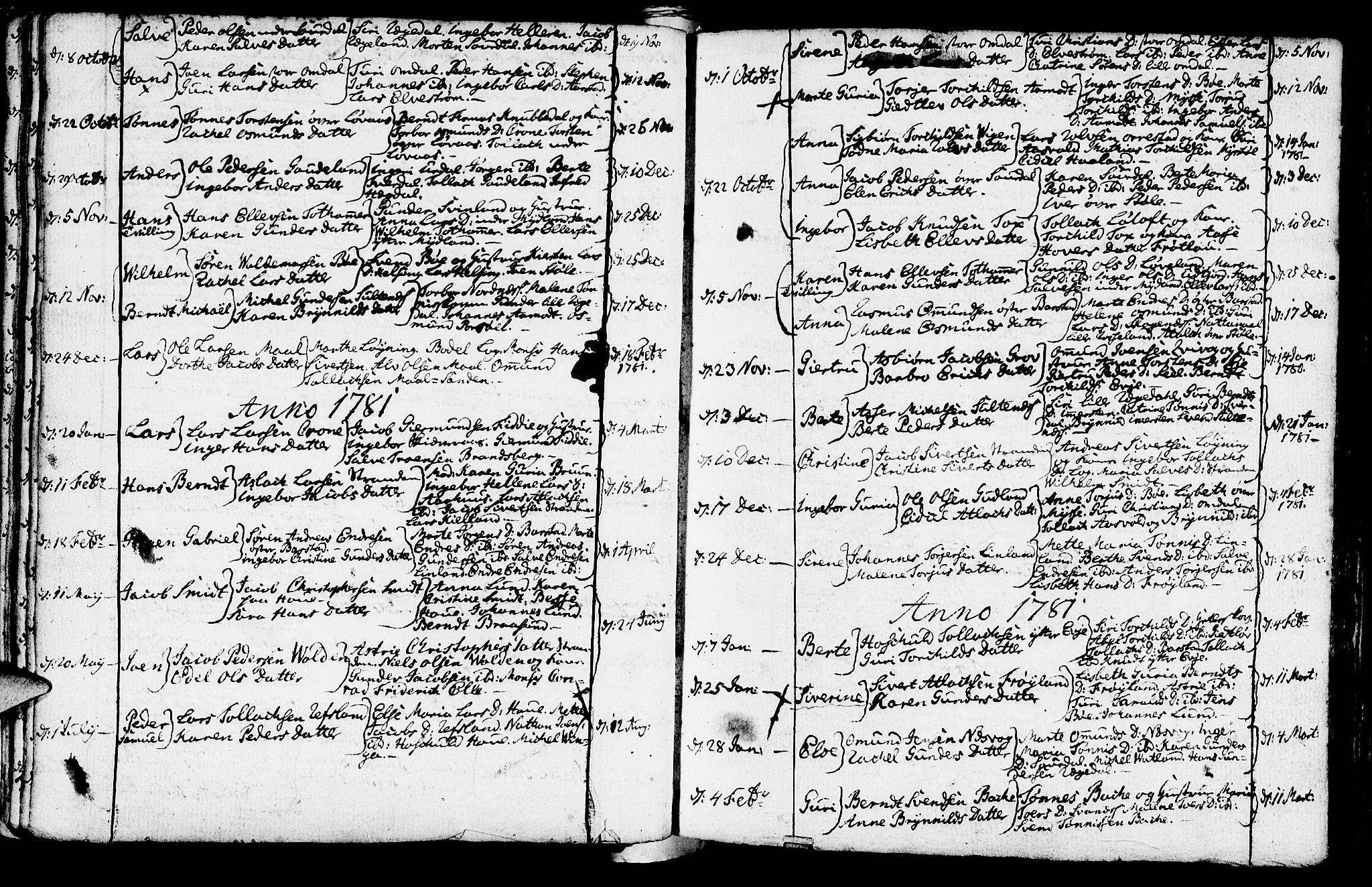 Sokndal sokneprestkontor, AV/SAST-A-101808: Ministerialbok nr. A 4, 1762-1811