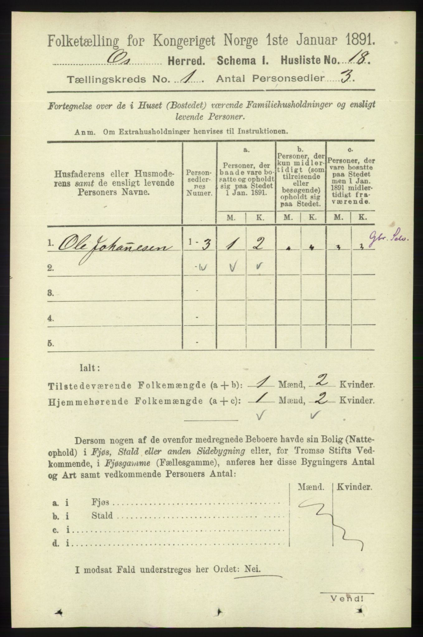 RA, Folketelling 1891 for 1243 Os herred, 1891, s. 53