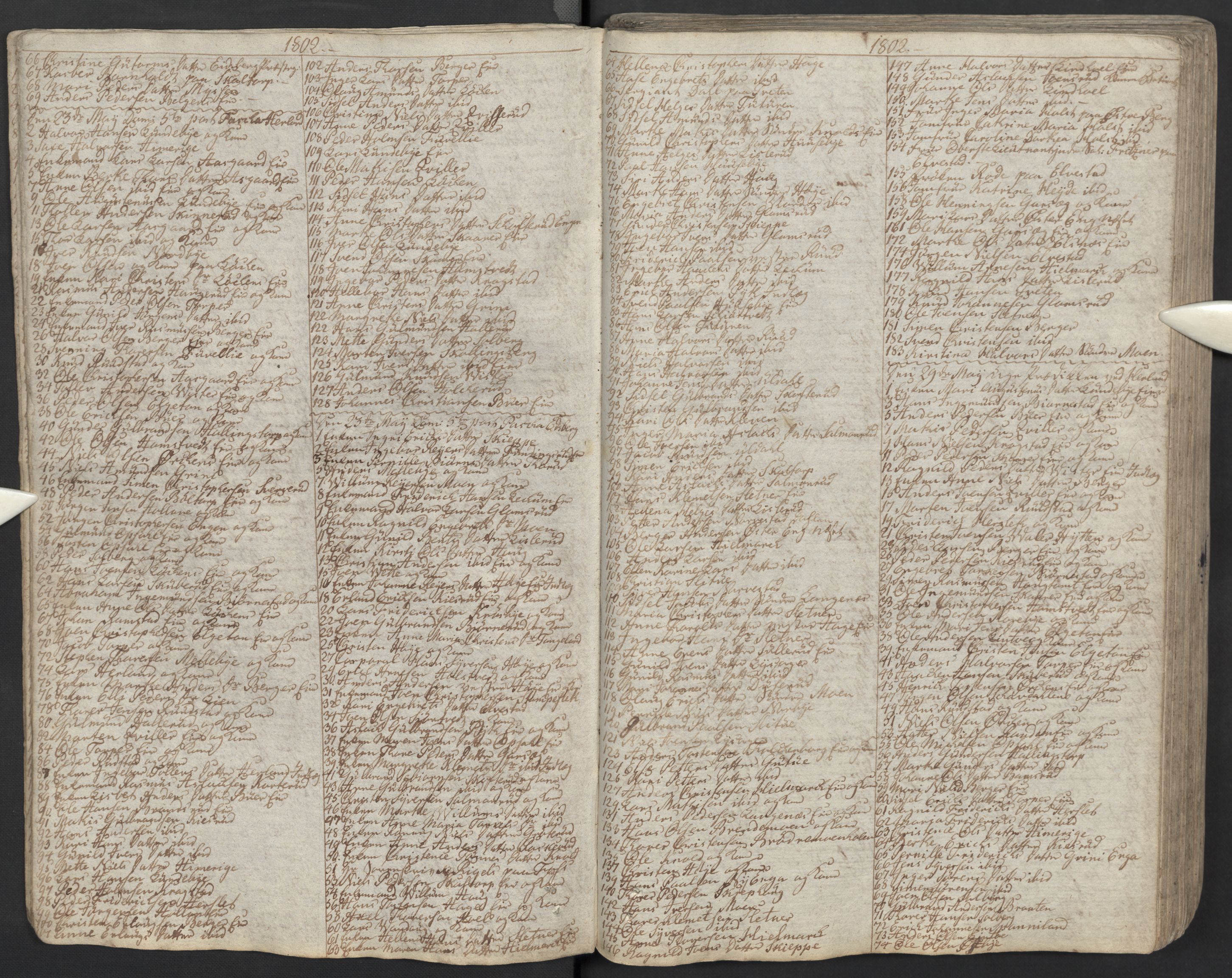 Eidsberg prestekontor Kirkebøker, AV/SAO-A-10905/M/Ma/L0001: Kommunikantprotokoll nr. I 1, 1800-1821