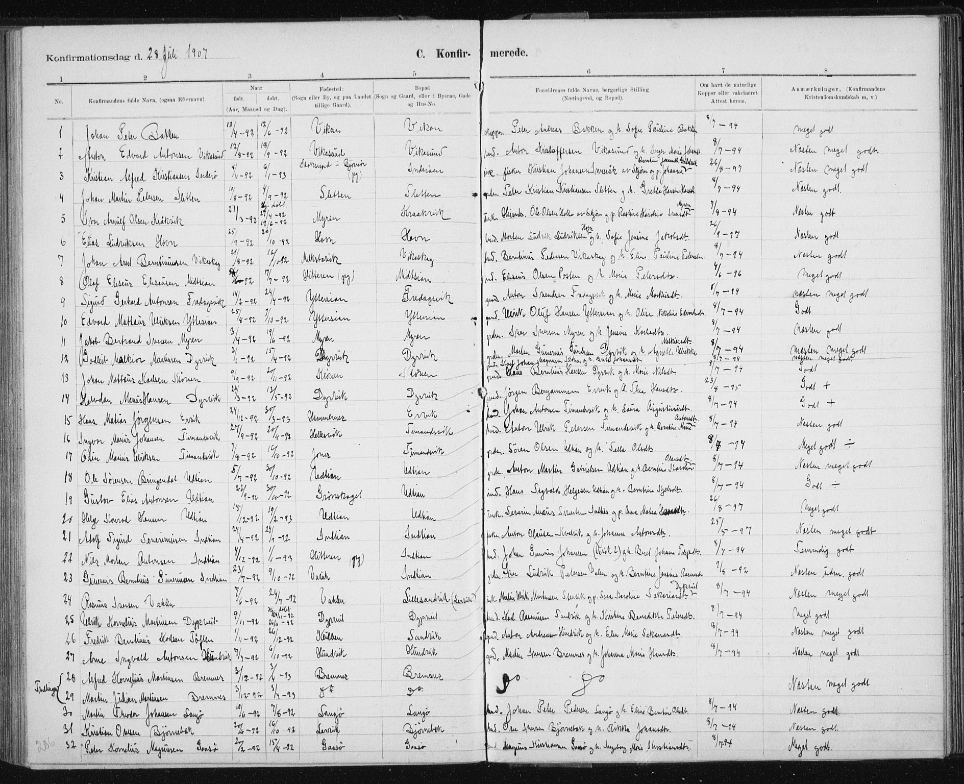 Ministerialprotokoller, klokkerbøker og fødselsregistre - Sør-Trøndelag, AV/SAT-A-1456/640/L0586: Klokkerbok nr. 640C03b, 1891-1908