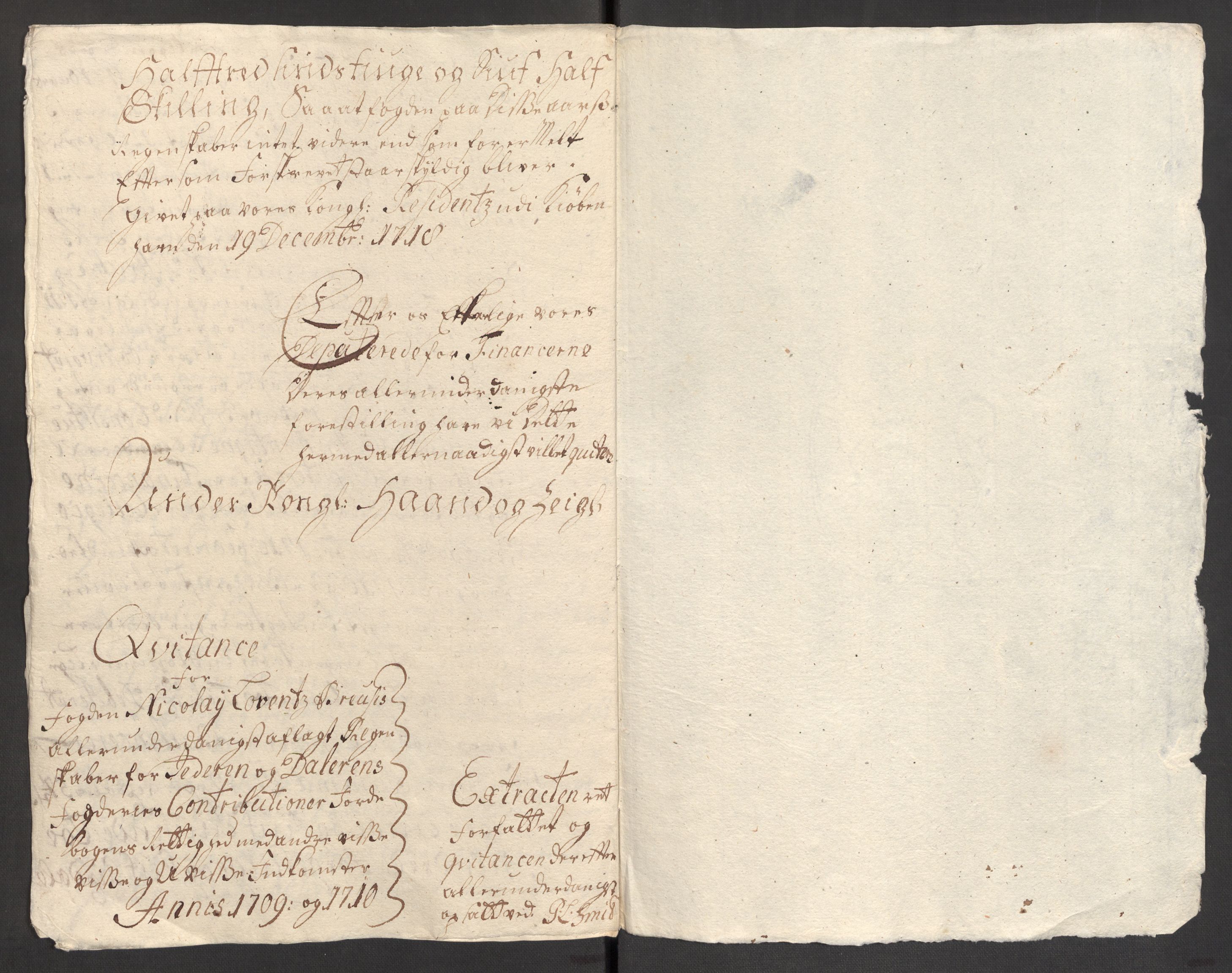 Rentekammeret inntil 1814, Reviderte regnskaper, Fogderegnskap, AV/RA-EA-4092/R46/L2734: Fogderegnskap Jæren og Dalane, 1709-1710, s. 232