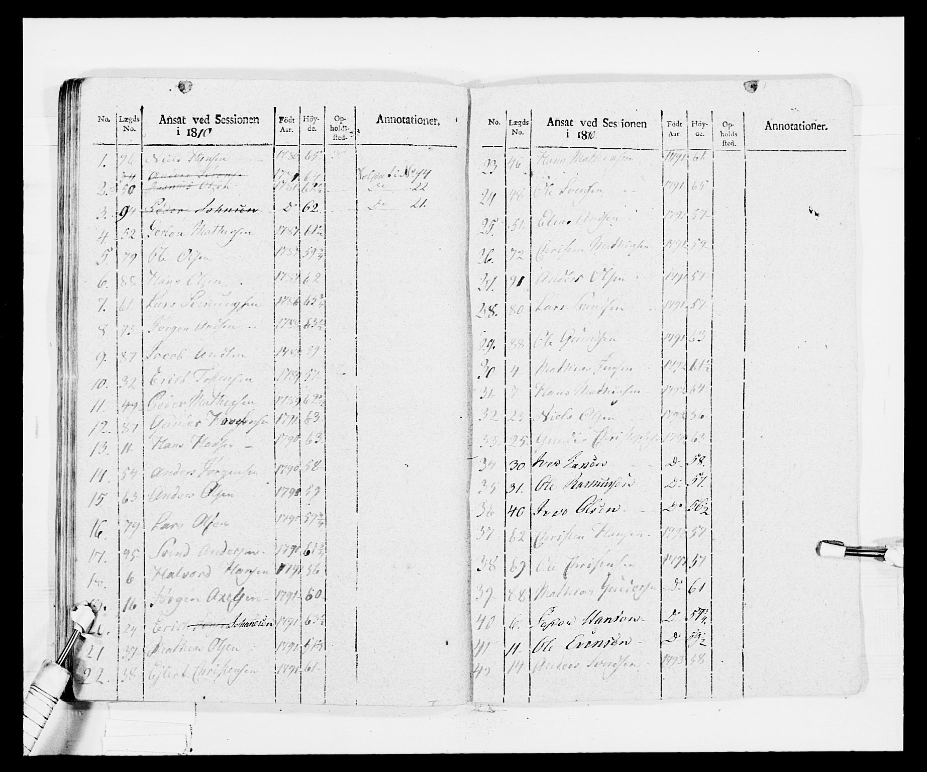 Generalitets- og kommissariatskollegiet, Det kongelige norske kommissariatskollegium, AV/RA-EA-5420/E/Eh/L0030b: Sønnafjelske gevorbne infanteriregiment, 1810, s. 207