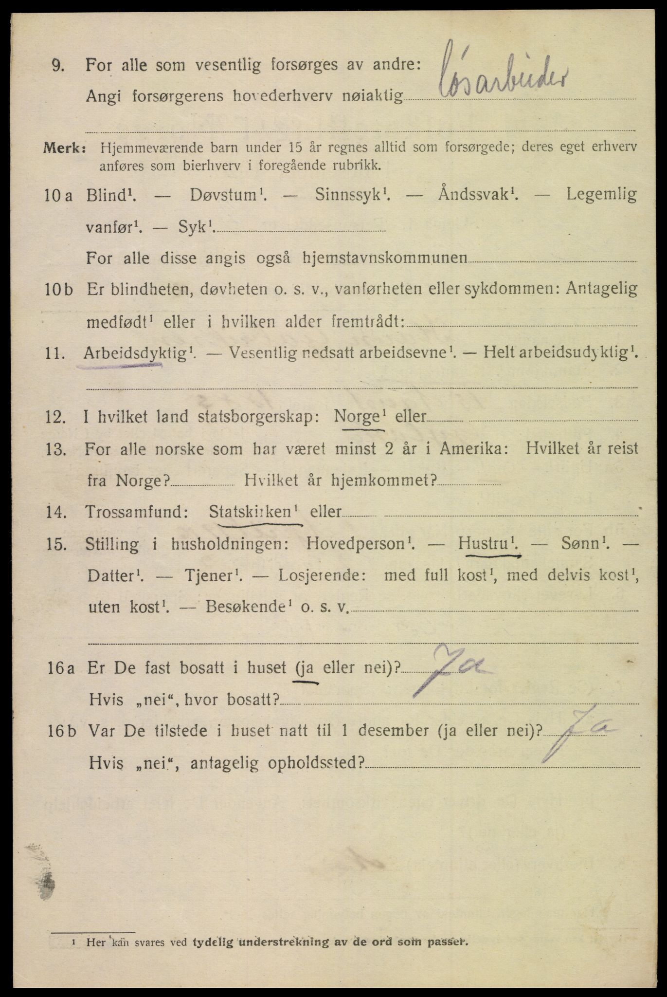 SAK, Folketelling 1920 for 1004 Flekkefjord kjøpstad, 1920, s. 5429