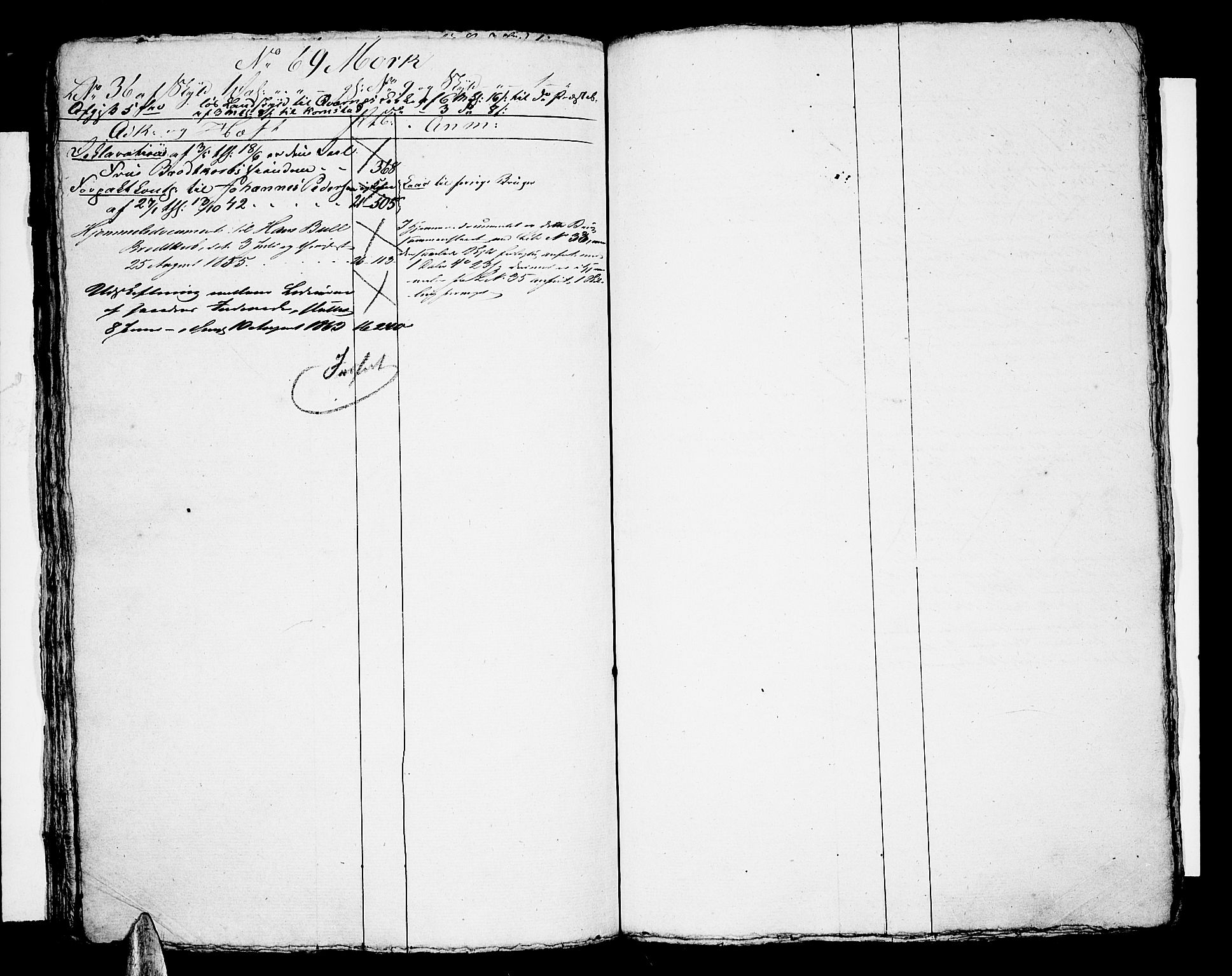 Nordmøre sorenskriveri, AV/SAT-A-4132/1/2/2A/L0014: Panteregister nr. 14, 1822-1866