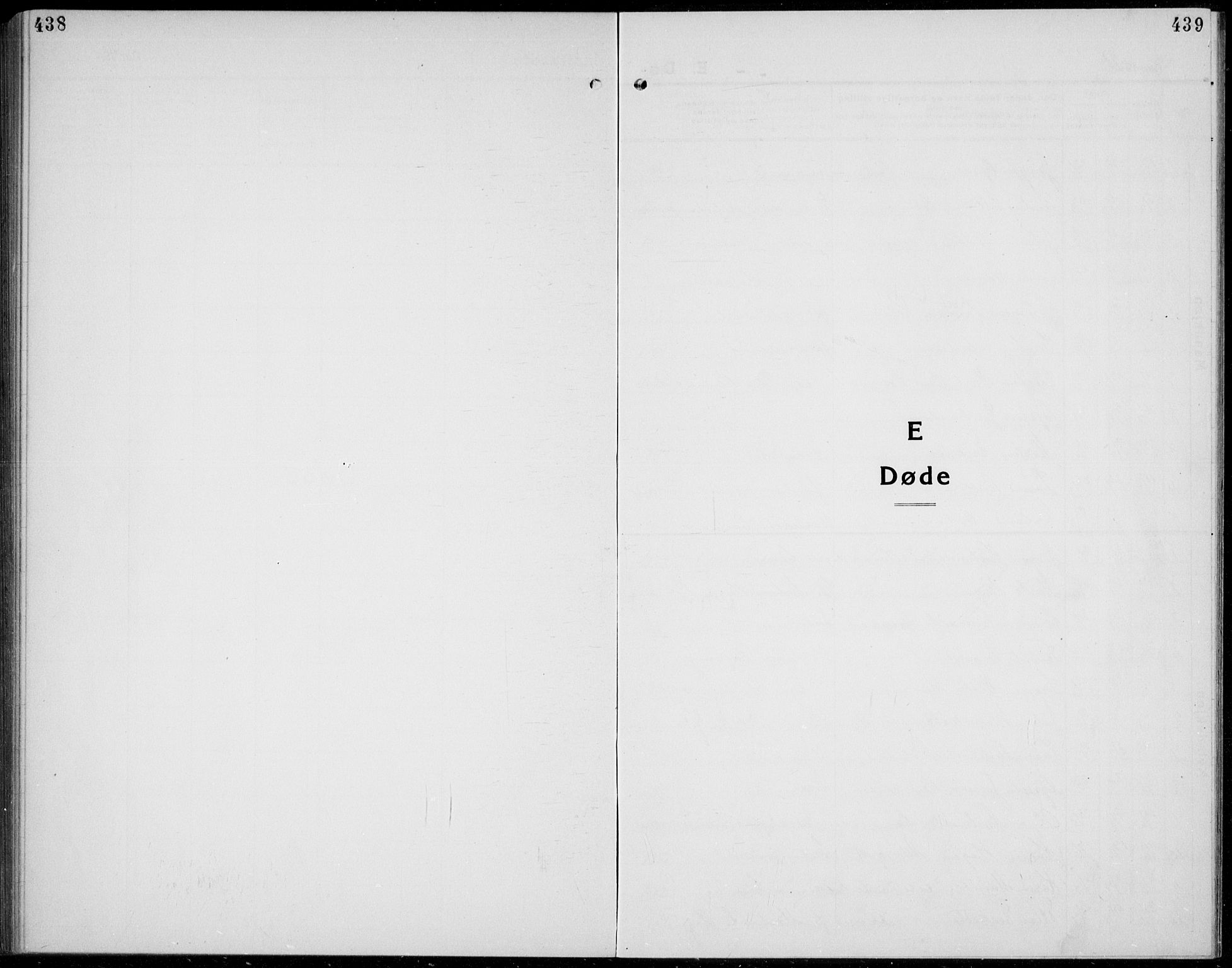 Veldre prestekontor, SAH/PREST-018/L/La/L0001: Klokkerbok nr. 1, 1921-1934, s. 438-439
