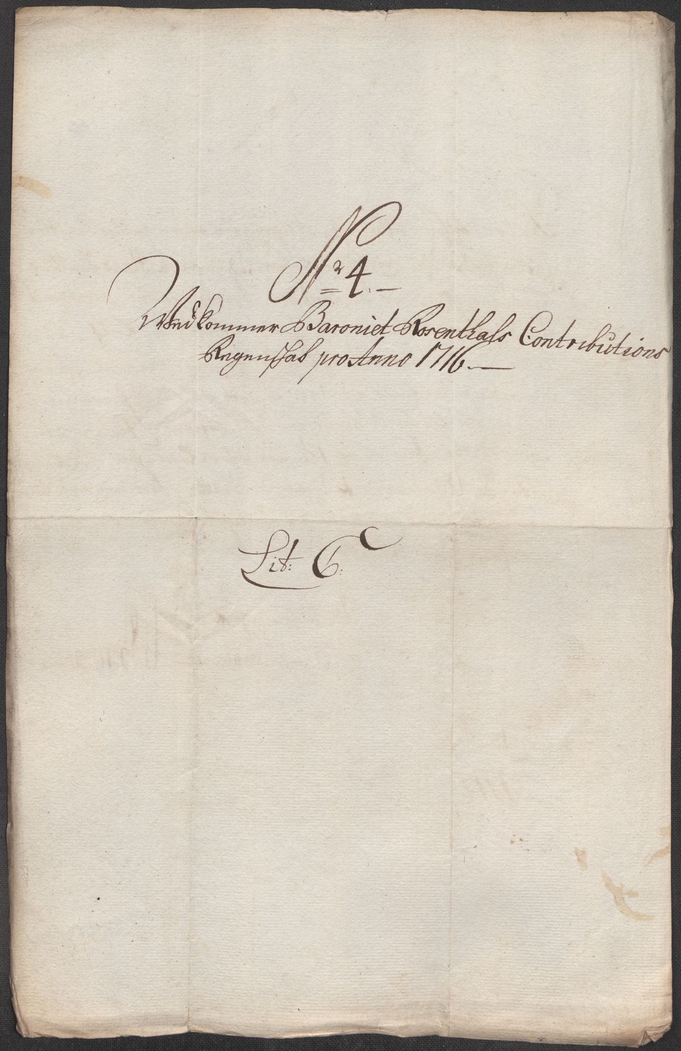 Rentekammeret inntil 1814, Reviderte regnskaper, Fogderegnskap, AV/RA-EA-4092/R49/L3139: Fogderegnskap Rosendal Baroni, 1715-1717, s. 144