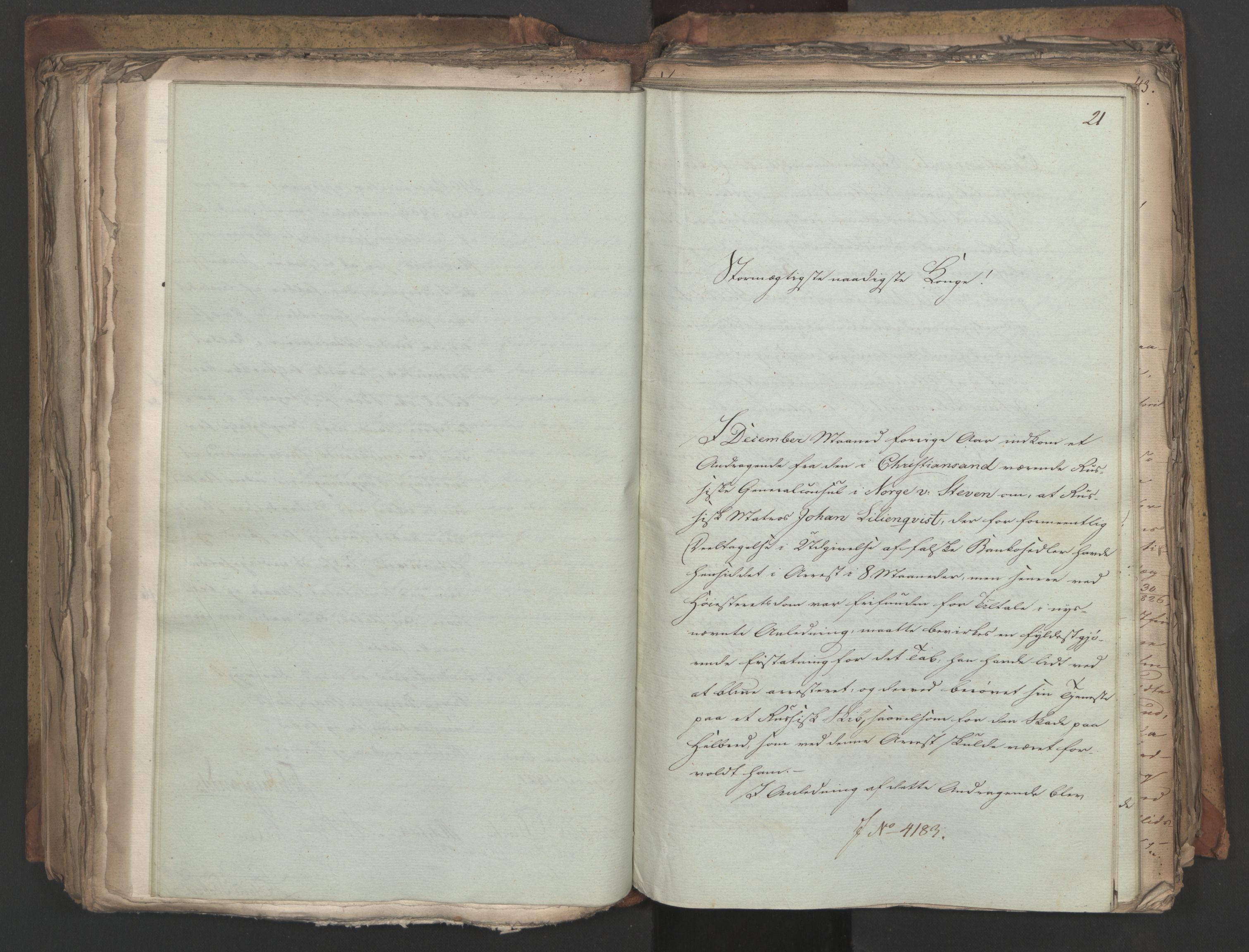 Statsrådsavdelingen i Stockholm, AV/RA-S-1003/D/Da/L0050: Regjeringsinnstillinger nr. 4087-4309, 1826, s. 320