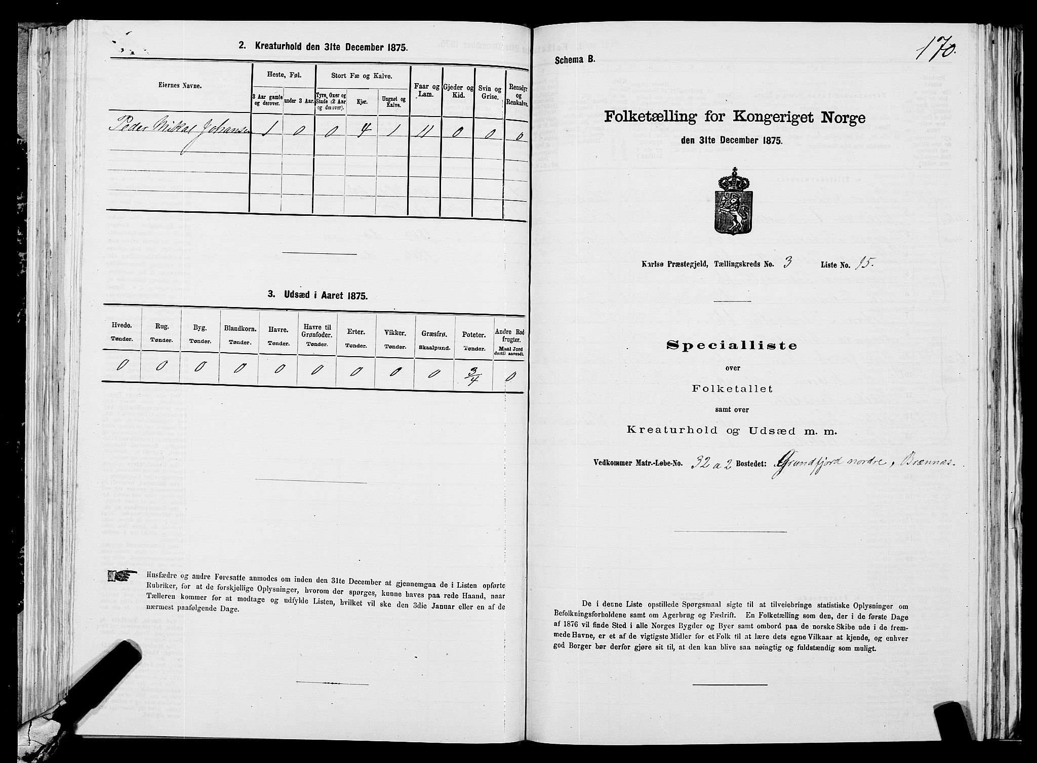 SATØ, Folketelling 1875 for 1936P Karlsøy prestegjeld, 1875, s. 2170