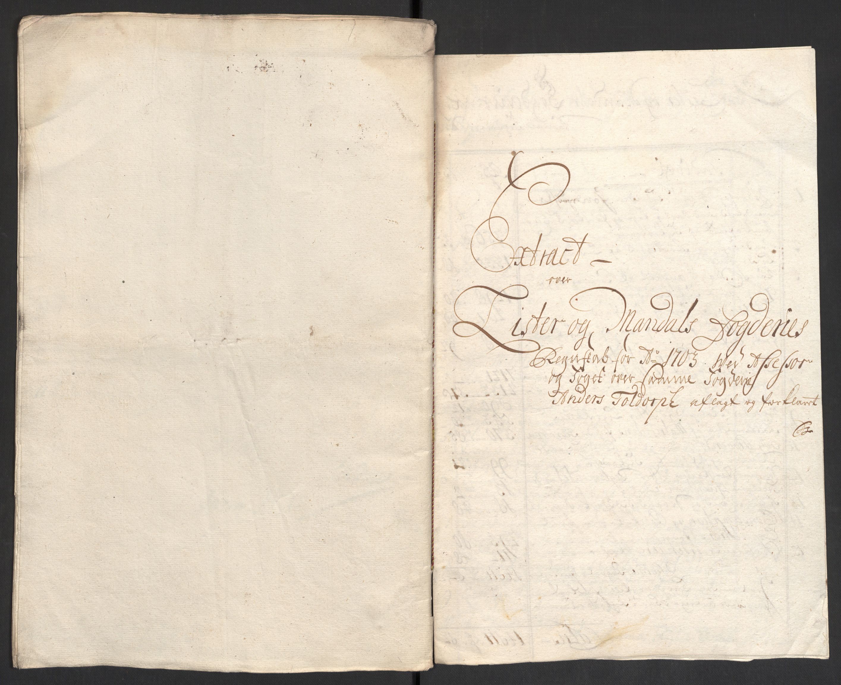 Rentekammeret inntil 1814, Reviderte regnskaper, Fogderegnskap, AV/RA-EA-4092/R43/L2550: Fogderegnskap Lista og Mandal, 1703-1704, s. 173