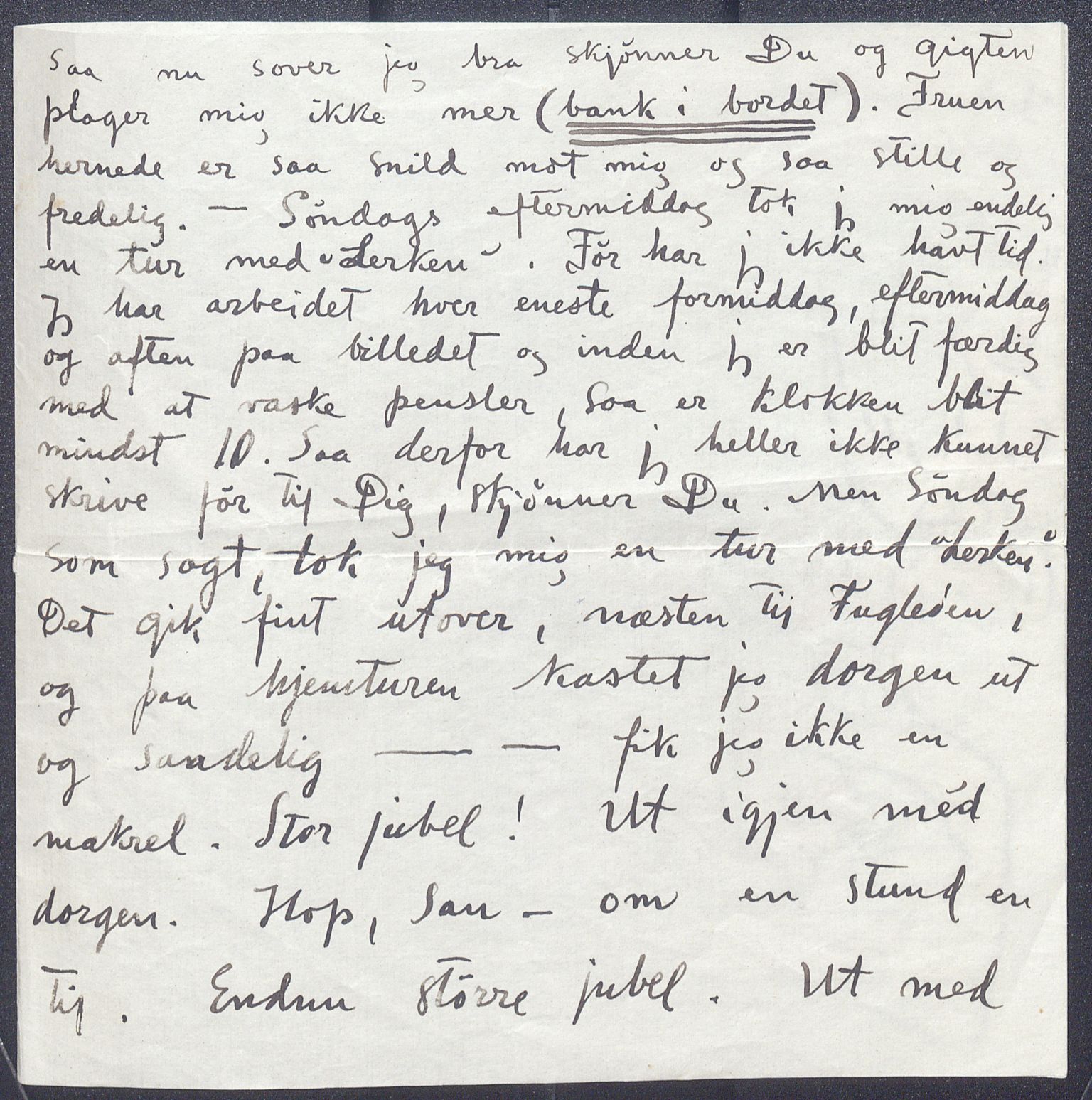 Harald Sohlberg, NMFK/NMFK-1057/D/L0001: Illustrerte brev fra Harald Sohlberg (1869-1935) til sønnen Dag Sohlberg, 1920-1928, s. 25