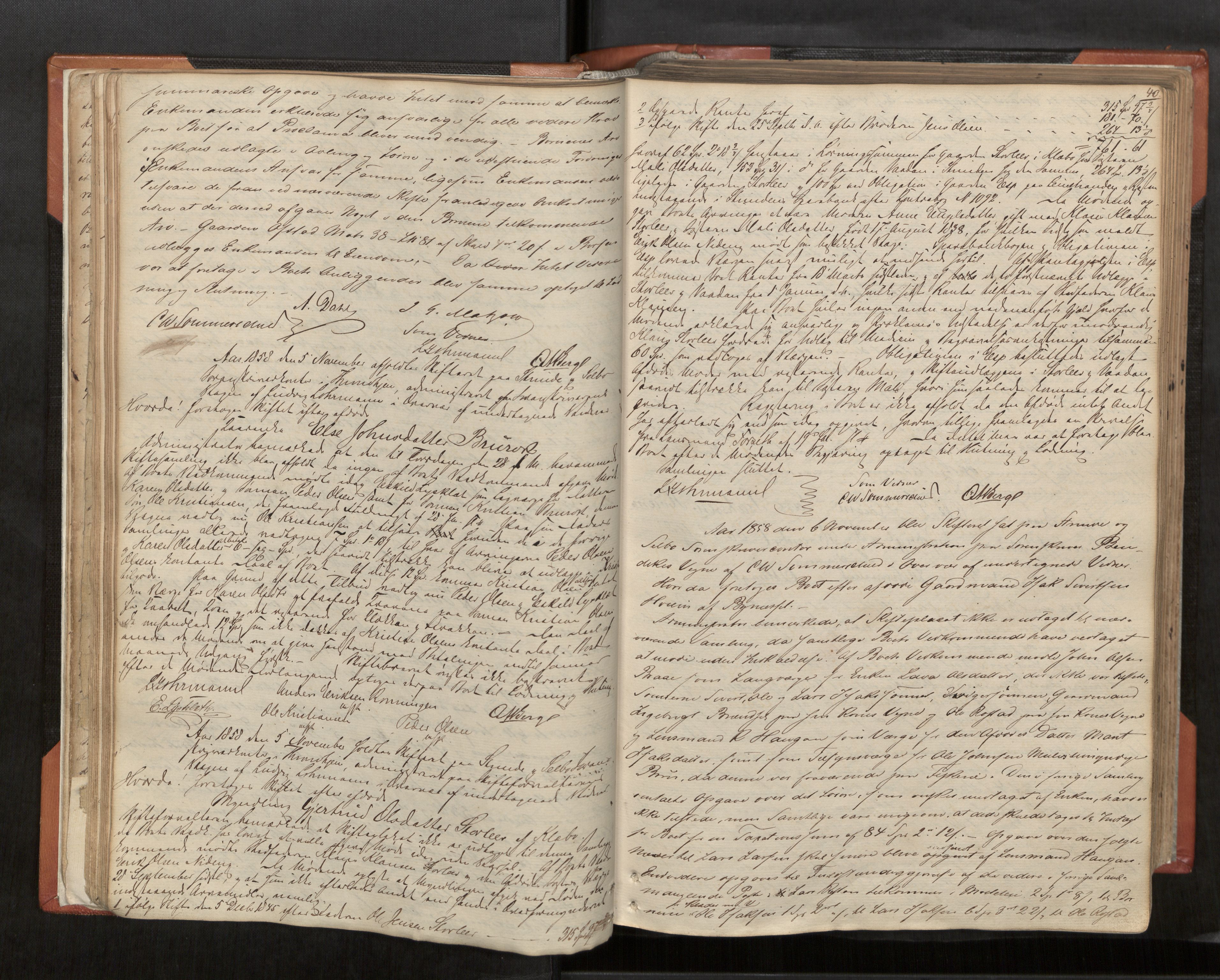 Strinda og Selbu sorenskriveri, AV/SAT-A-0015/3/3B/L0003: Skifteforhandlingsprot. 3 3, 1856-1874, s. 40