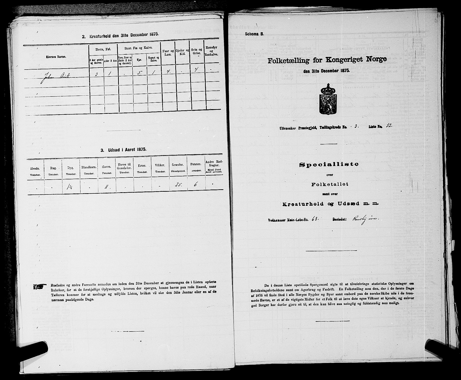 RA, Folketelling 1875 for 0235P Ullensaker prestegjeld, 1875, s. 379