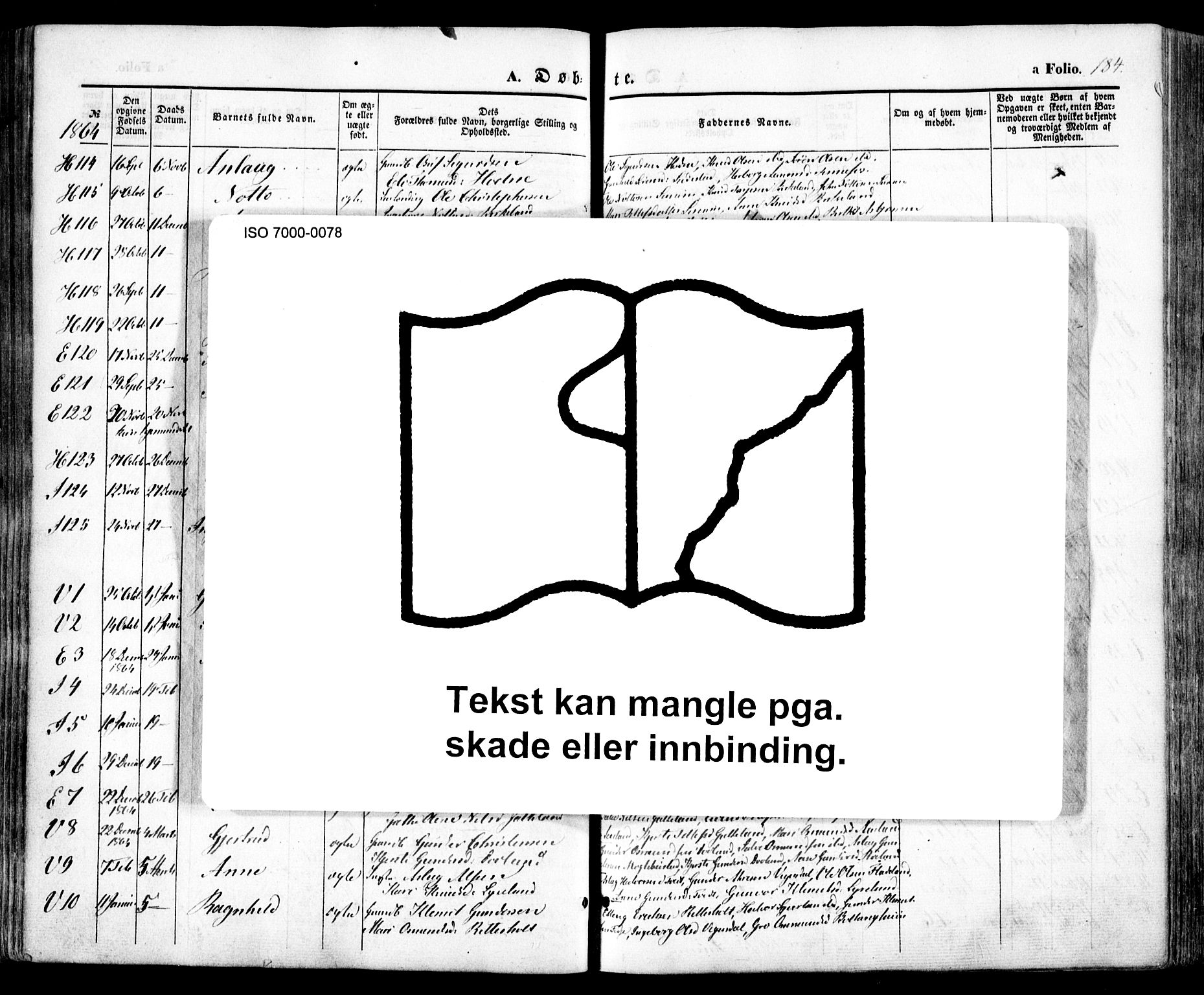 Evje sokneprestkontor, SAK/1111-0008/F/Fa/Faa/L0005: Ministerialbok nr. A 5, 1843-1865, s. 184