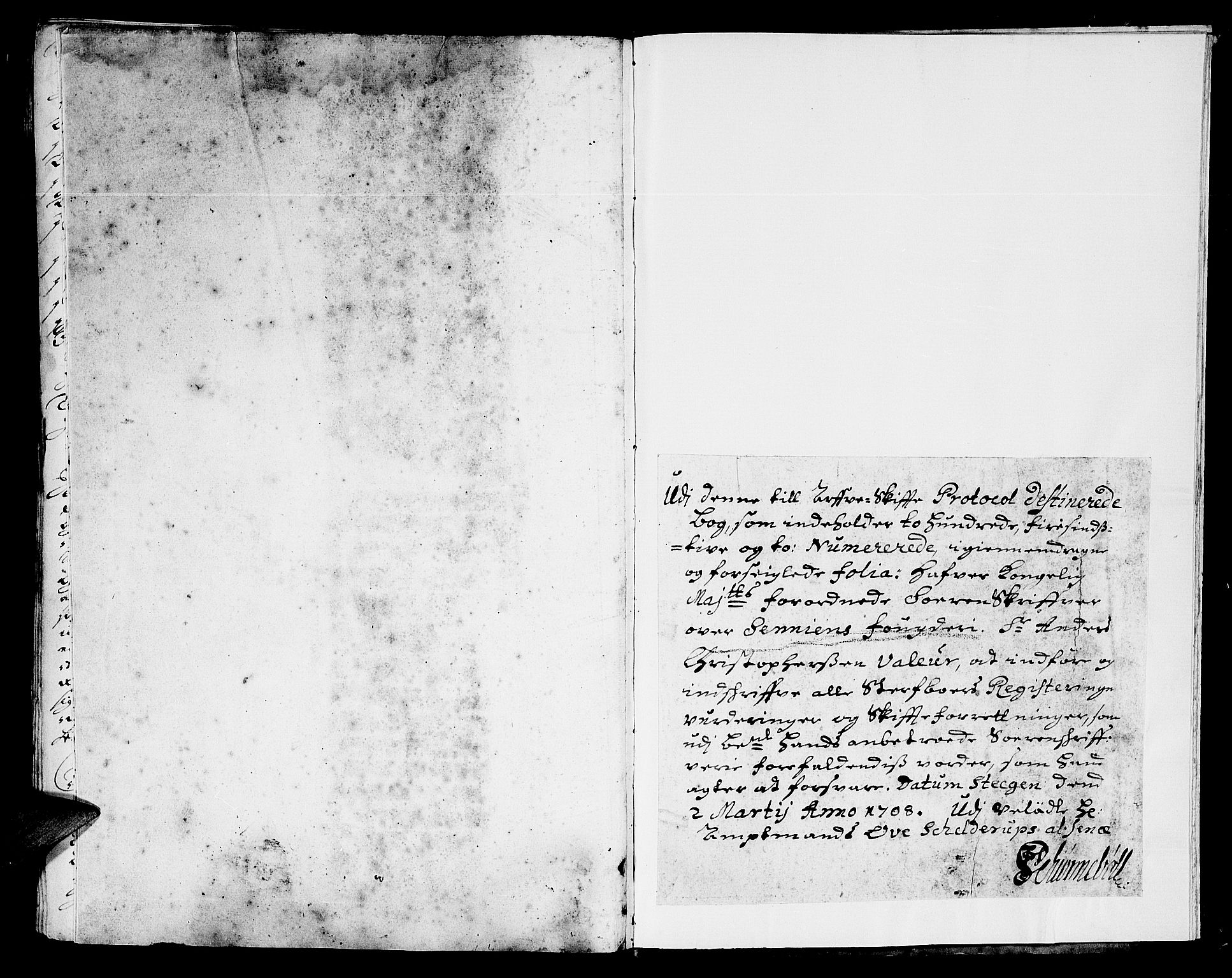 Sorenskriveren i Senja (-1755), SATØ/S-0260, 1706-1712