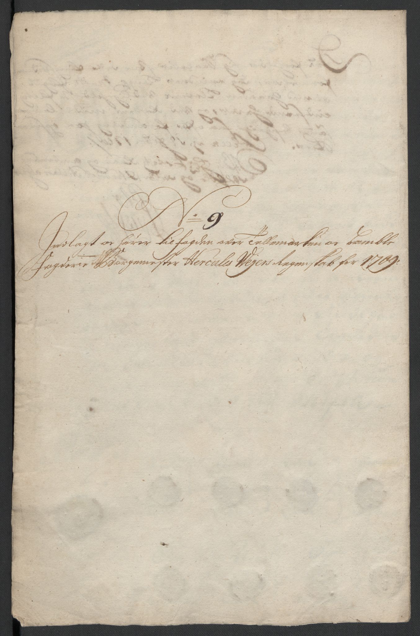 Rentekammeret inntil 1814, Reviderte regnskaper, Fogderegnskap, AV/RA-EA-4092/R36/L2118: Fogderegnskap Øvre og Nedre Telemark og Bamble, 1708-1709, s. 244