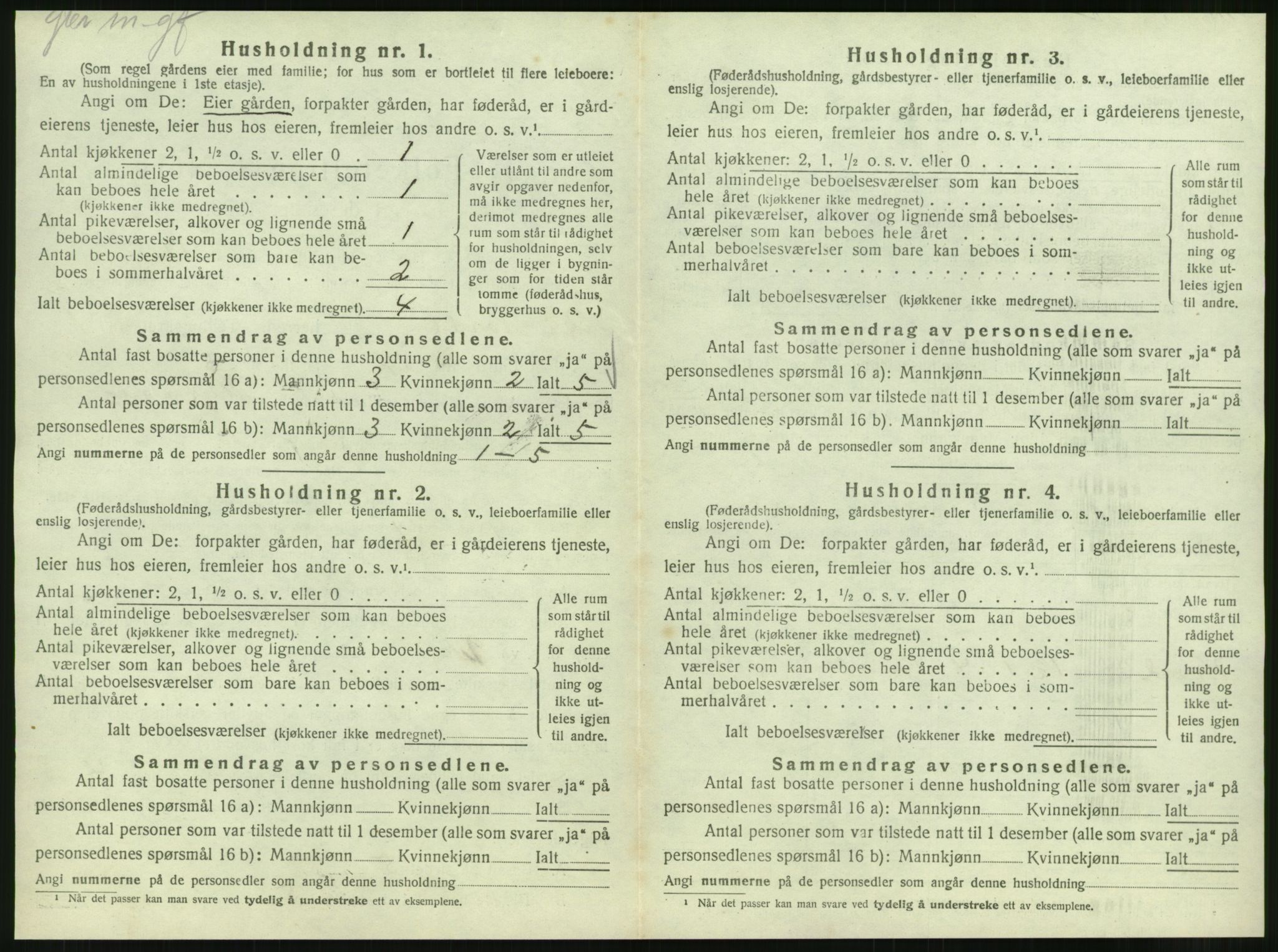 SAT, Folketelling 1920 for 1812 Vik herred, 1920, s. 70