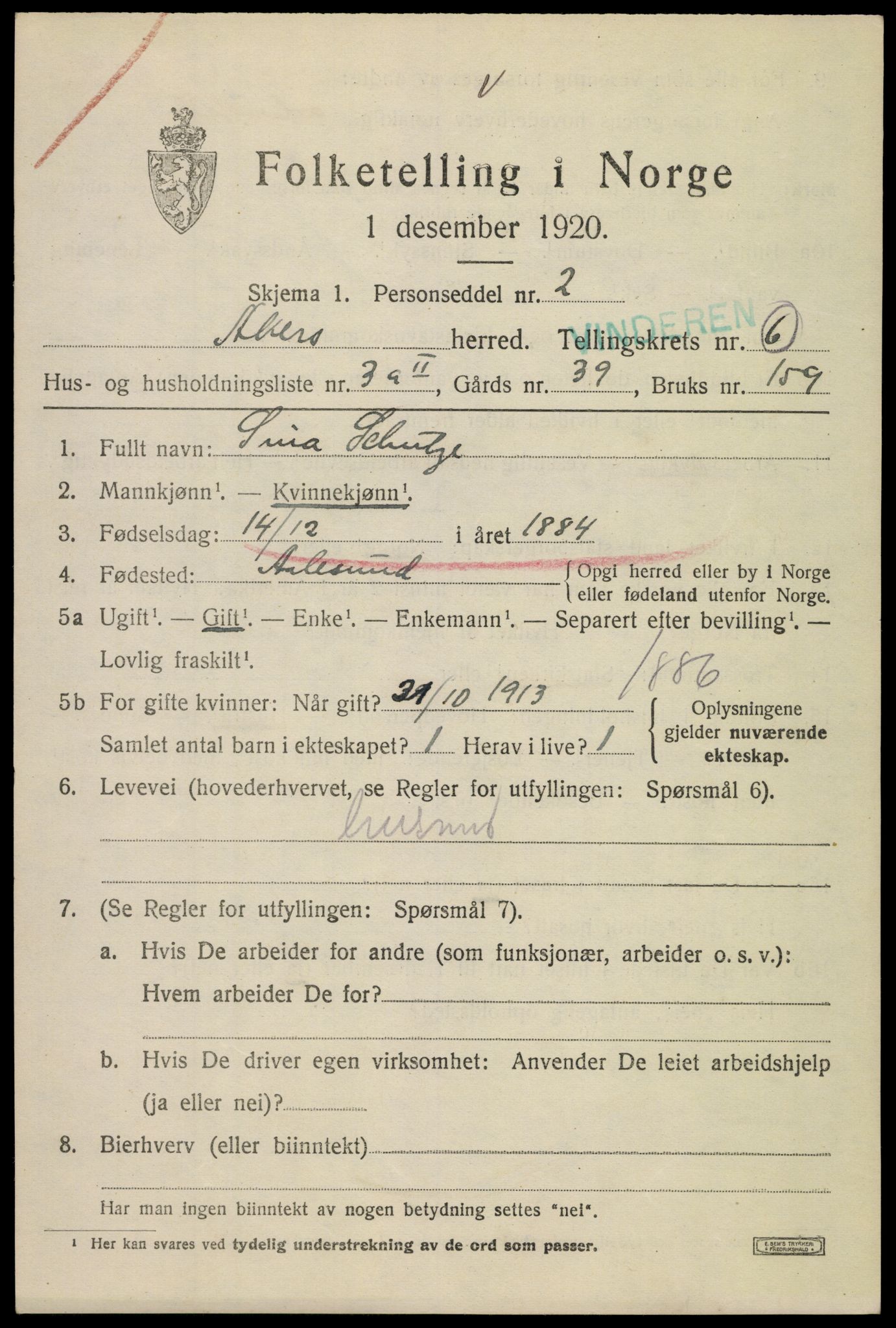 SAO, Folketelling 1920 for 0218 Aker herred, 1920, s. 40682