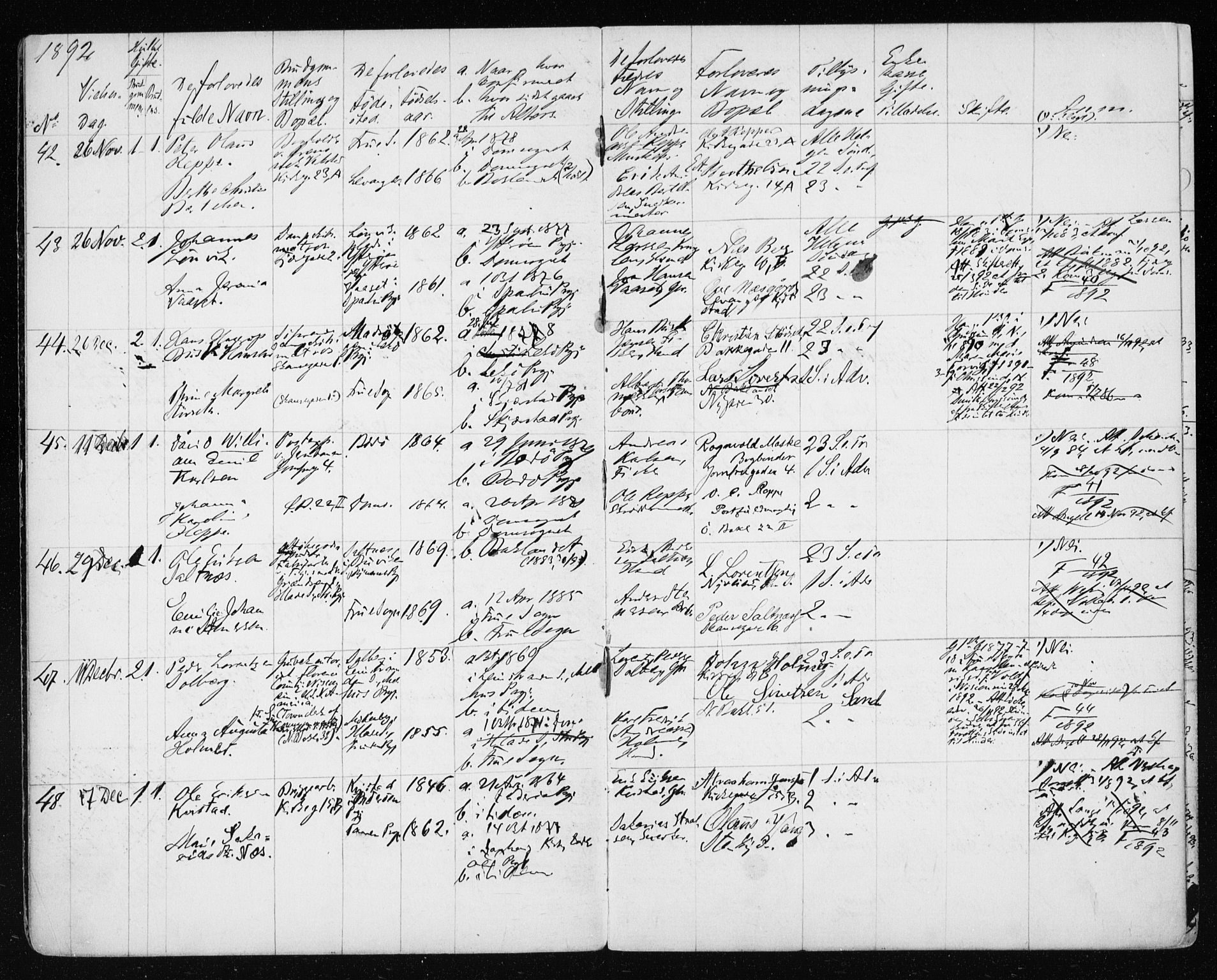 Ministerialprotokoller, klokkerbøker og fødselsregistre - Sør-Trøndelag, SAT/A-1456/604/L0191: Ministerialbok nr. 604A12, 1892-1900