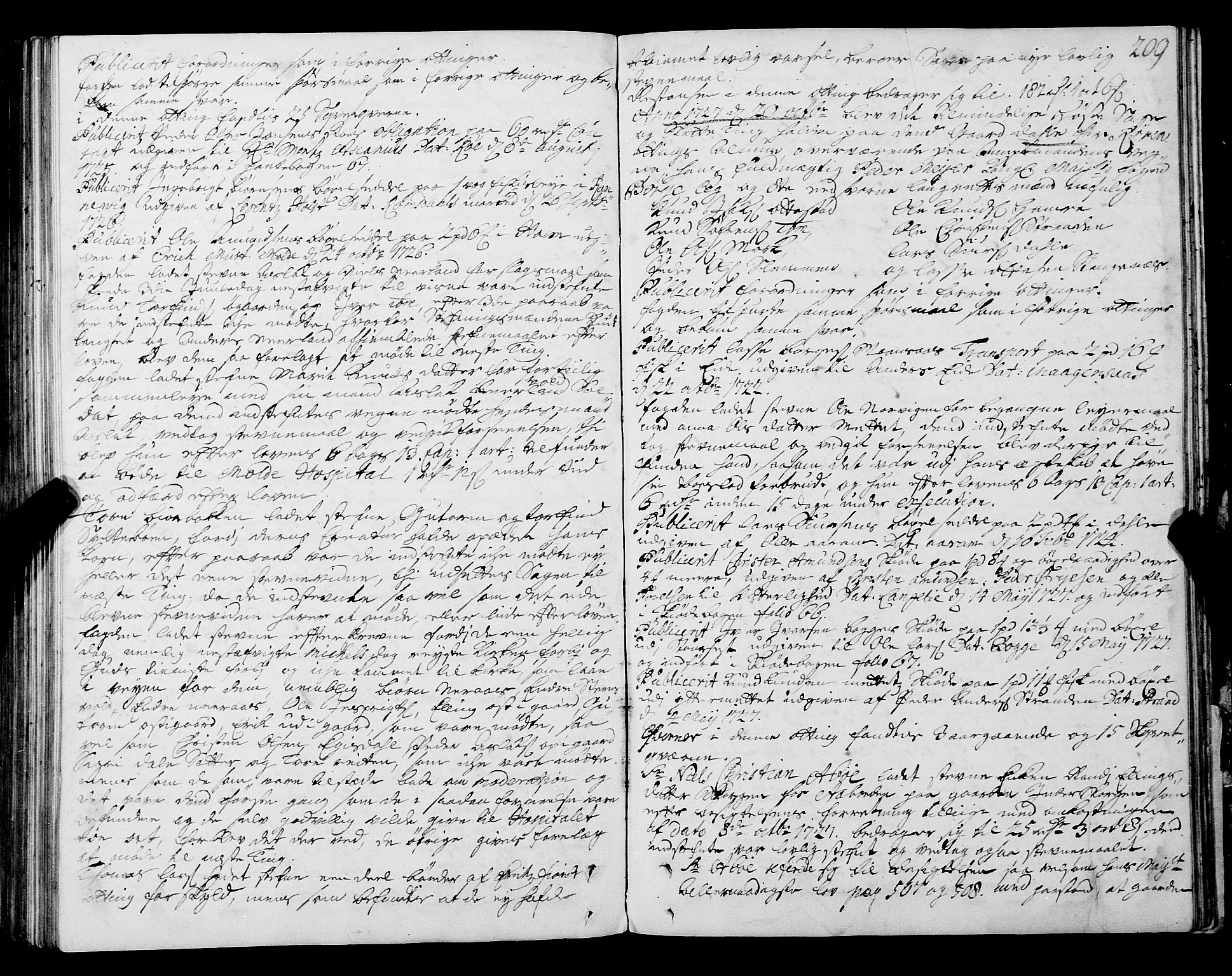 Romsdal sorenskriveri, SAT/A-4149/1/1/1A/L0009: Tingbok, 1722-1728, s. 208b-209a
