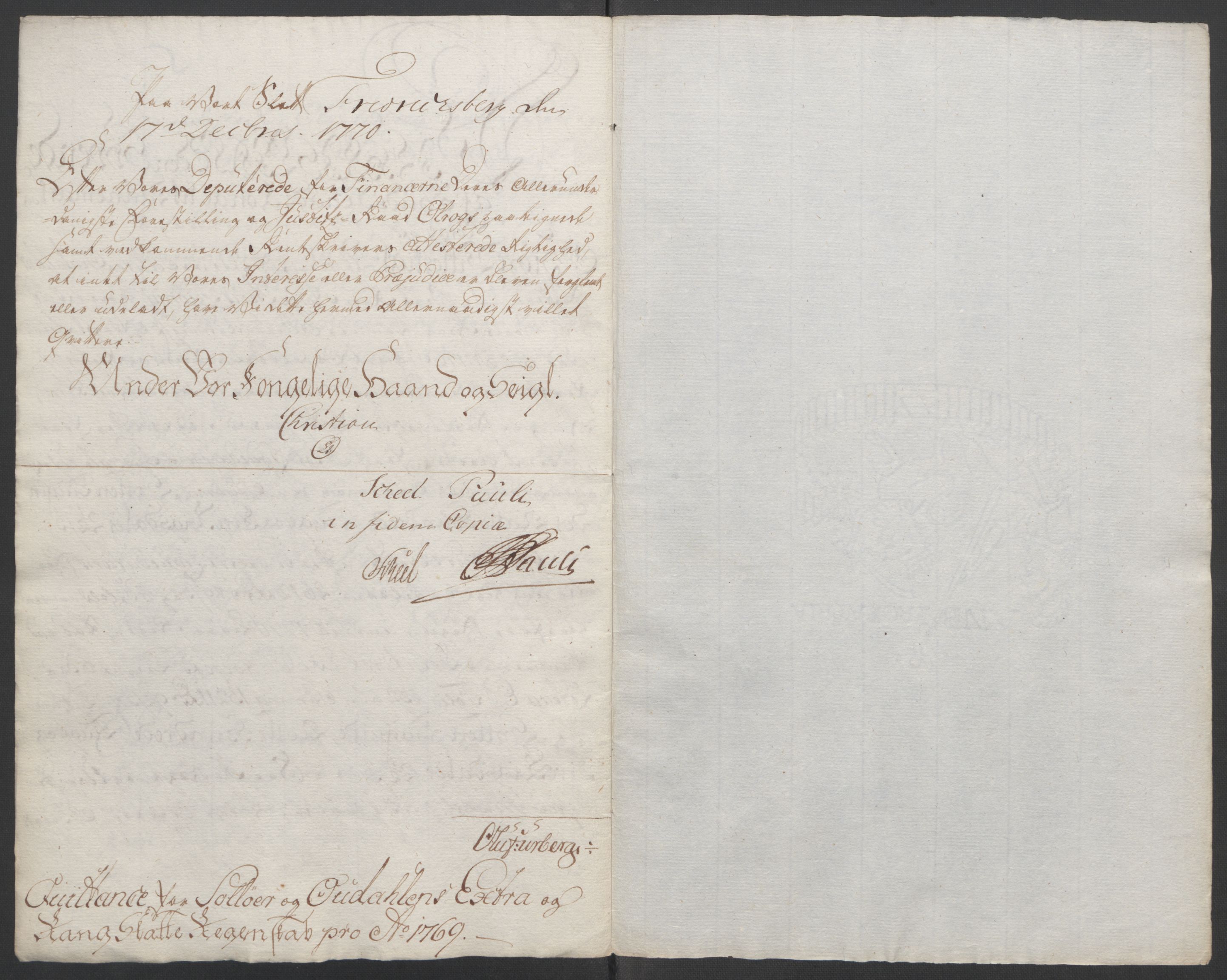 Rentekammeret inntil 1814, Reviderte regnskaper, Fogderegnskap, AV/RA-EA-4092/R14/L0959: Ekstraskatten Solør og Odal, 1763-1770, s. 605