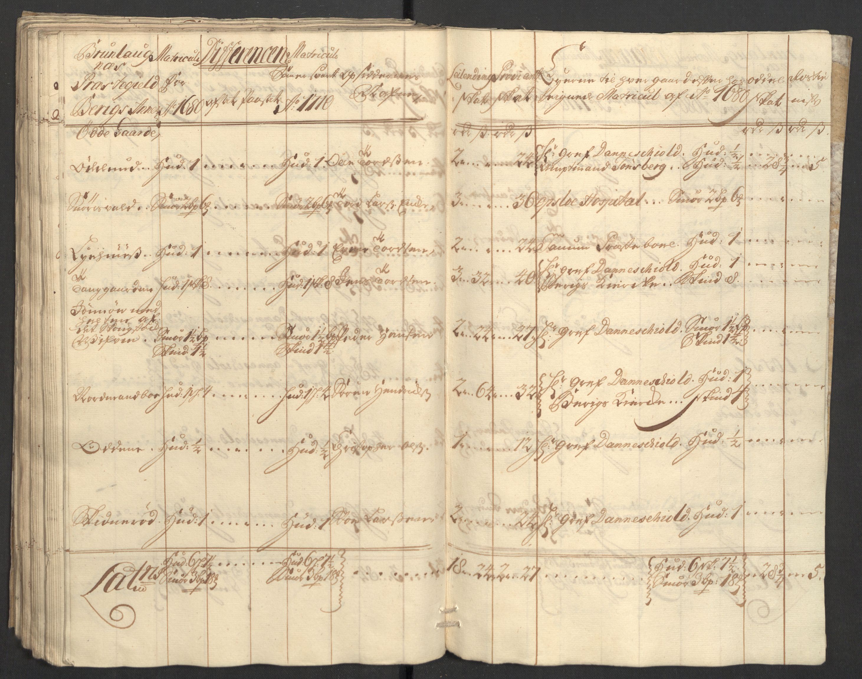 Rentekammeret inntil 1814, Reviderte regnskaper, Fogderegnskap, RA/EA-4092/R33/L1981: Fogderegnskap Larvik grevskap, 1709-1710, s. 375