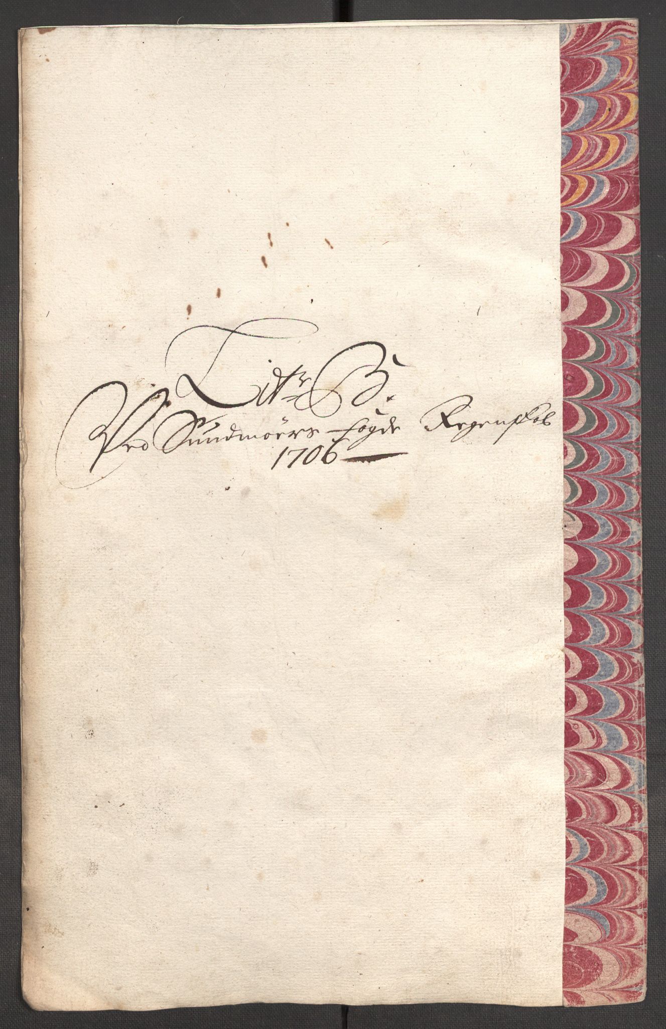 Rentekammeret inntil 1814, Reviderte regnskaper, Fogderegnskap, RA/EA-4092/R54/L3561: Fogderegnskap Sunnmøre, 1706-1707, s. 40