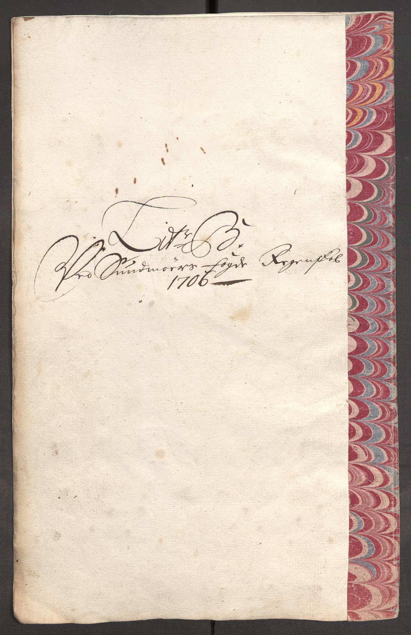 Rentekammeret inntil 1814, Reviderte regnskaper, Fogderegnskap, AV/RA-EA-4092/R54/L3561: Fogderegnskap Sunnmøre, 1706-1707, s. 40