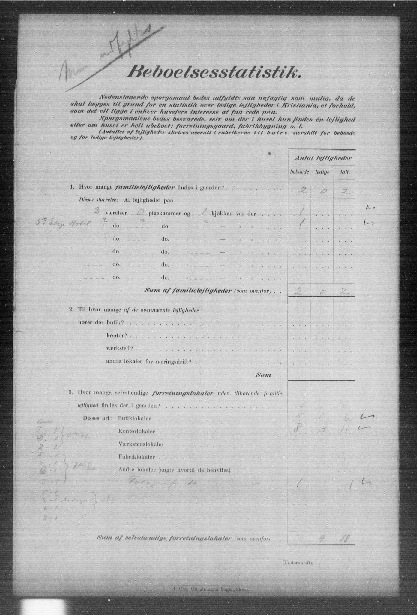 OBA, Kommunal folketelling 31.12.1903 for Kristiania kjøpstad, 1903, s. 11346