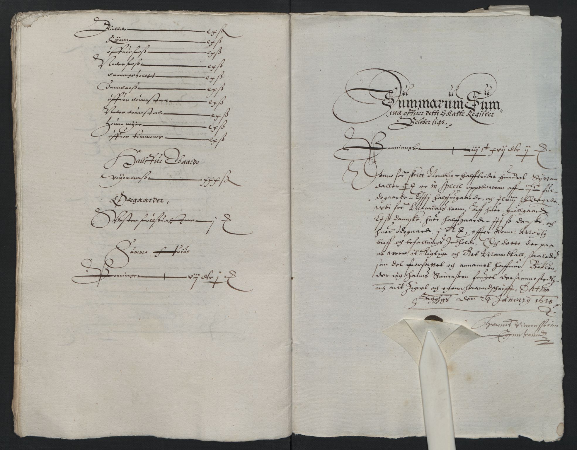 Rentekammeret inntil 1814, Reviderte regnskaper, Lensregnskaper, AV/RA-EA-5023/R/Rb/Rba/L0046: Akershus len, 1617-1618