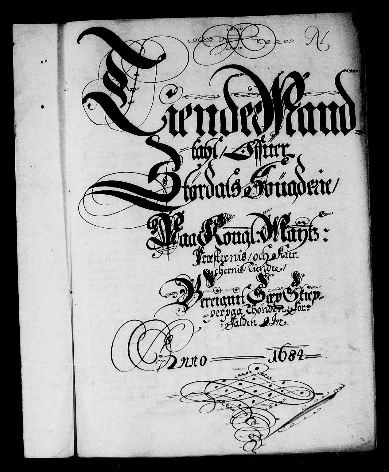 Rentekammeret inntil 1814, Reviderte regnskaper, Stiftamtstueregnskaper, Trondheim stiftamt og Nordland amt, AV/RA-EA-6044/R/Rg/L0075: Trondheim stiftamt og Nordland amt, 1684