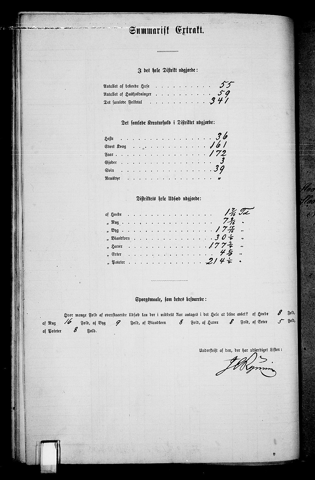 RA, Folketelling 1865 for 0419P Sør-Odal prestegjeld, 1865, s. 67