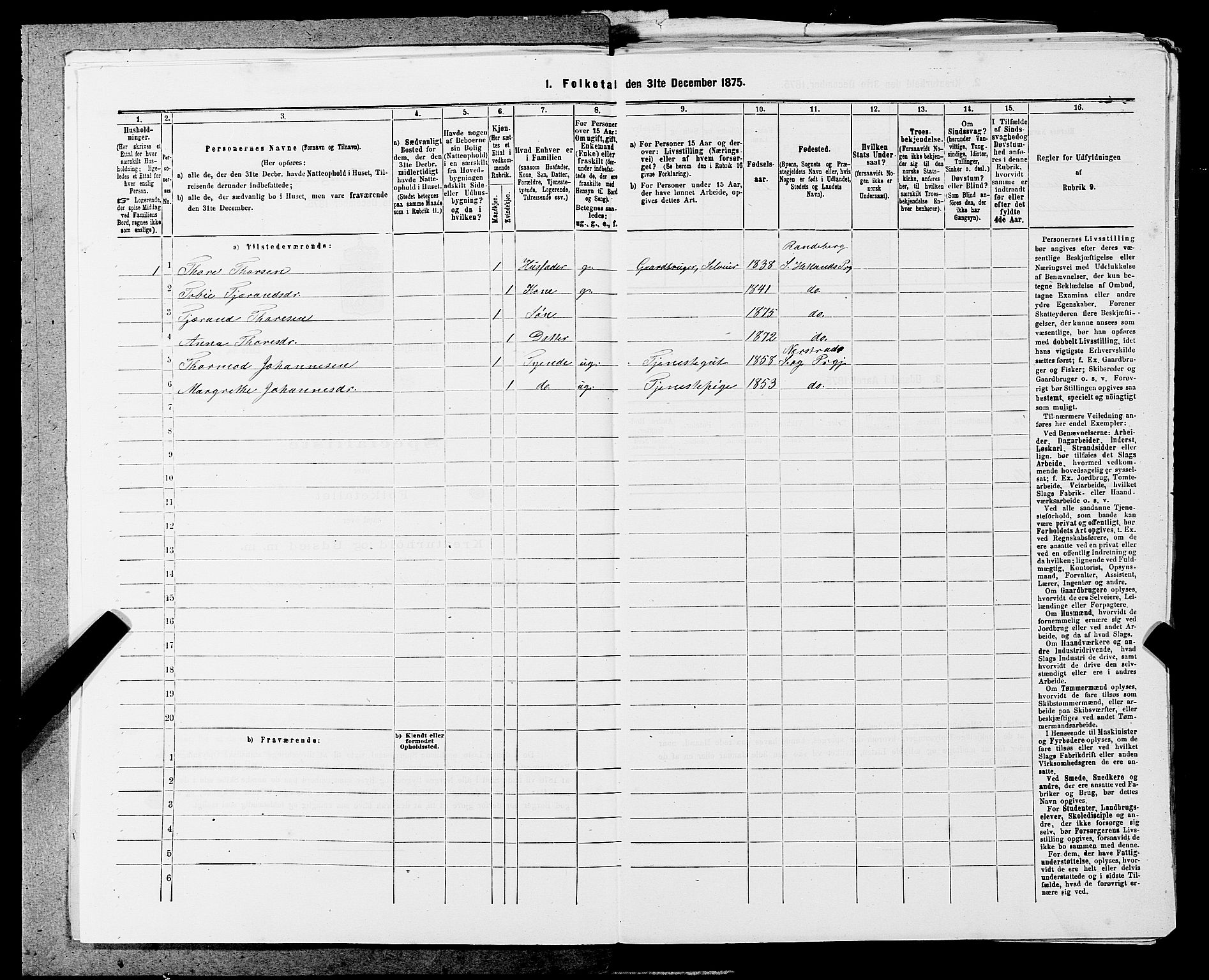 SAST, Folketelling 1875 for 1126P Hetland prestegjeld, 1875, s. 1802