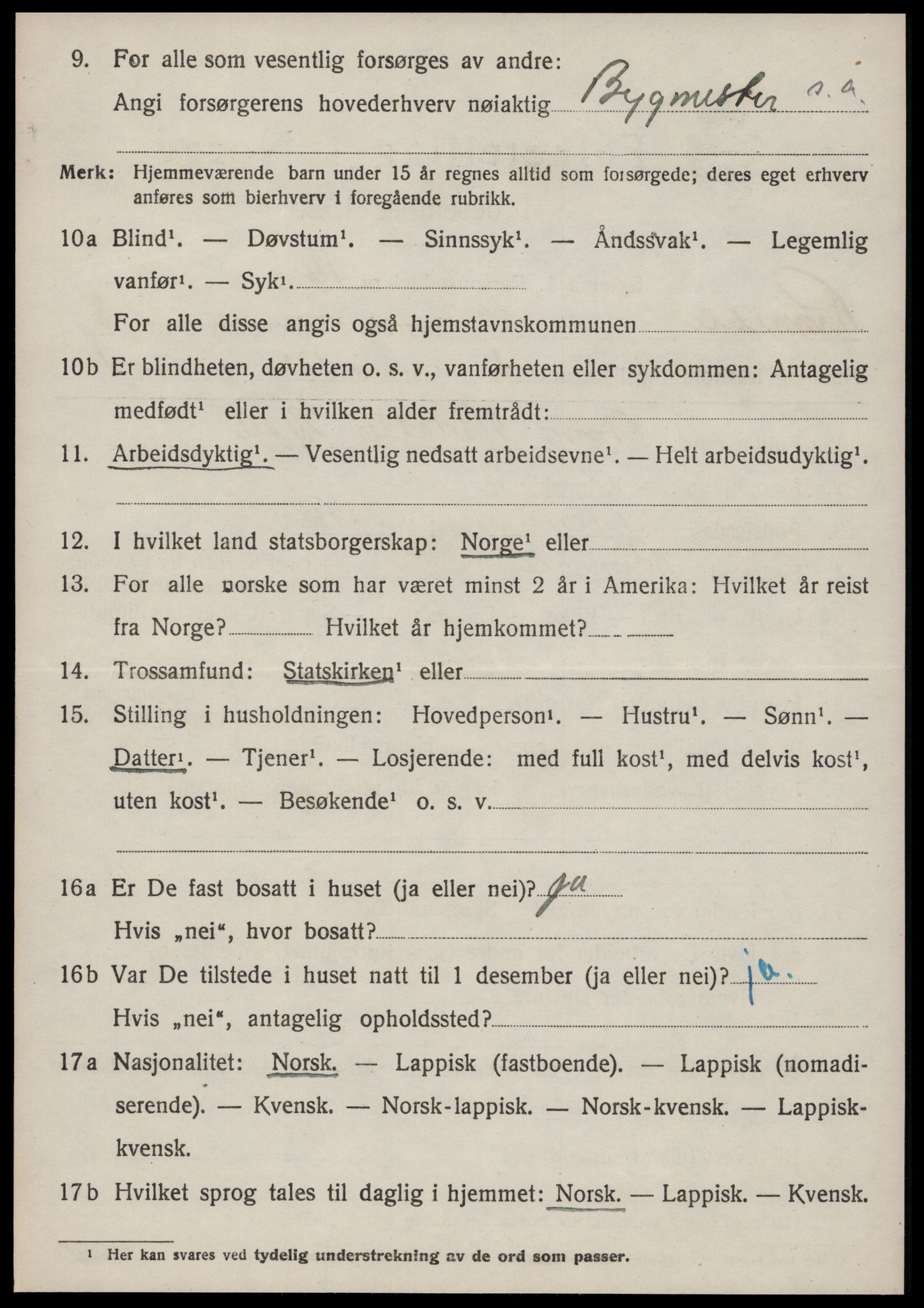 SAT, Folketelling 1920 for 1635 Rennebu herred, 1920, s. 5267