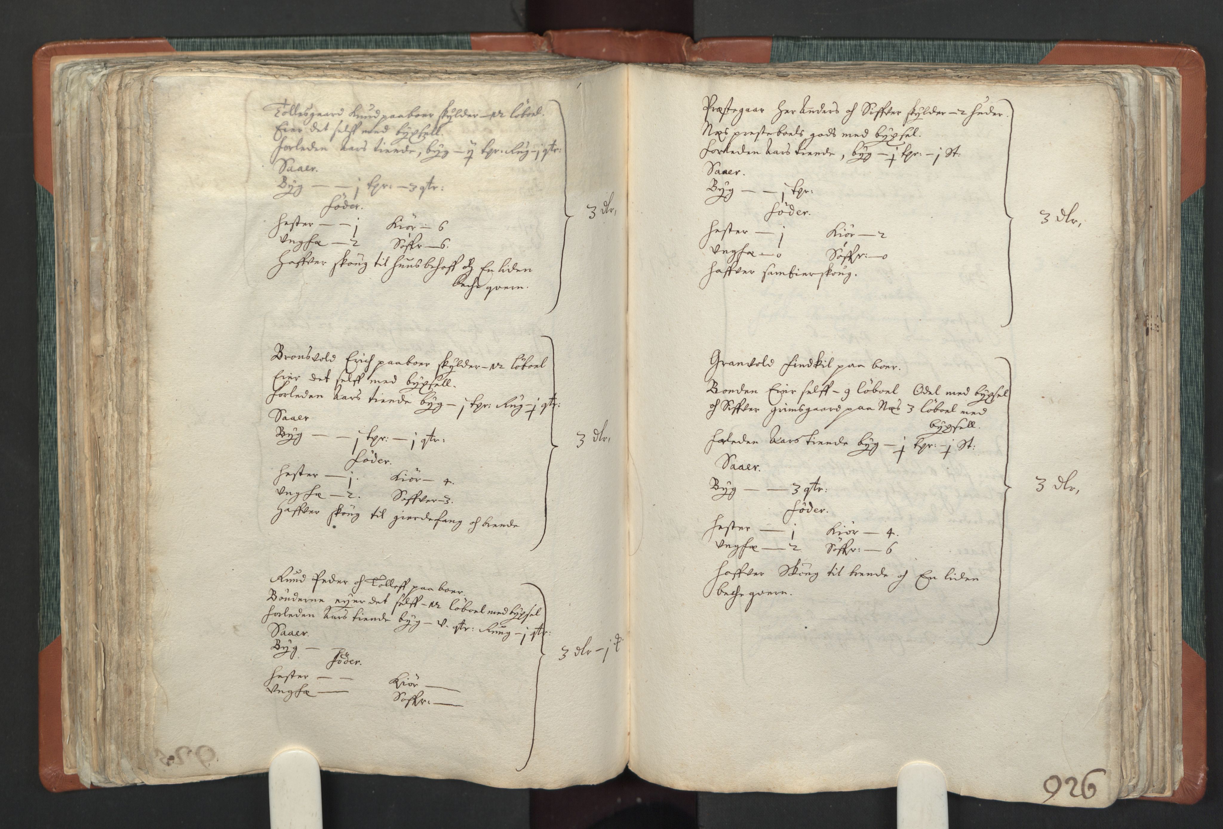 Rentekammeret inntil 1814, Realistisk ordnet avdeling, AV/RA-EA-4070/L/L0006: Kristiania lagdømme. Alminnelig jordebok med skatteligning for Lier, Hurum, Røyken, Ringerike og Nes i Hallingdal, samt Hadeland., 1661, s. 925b-926a