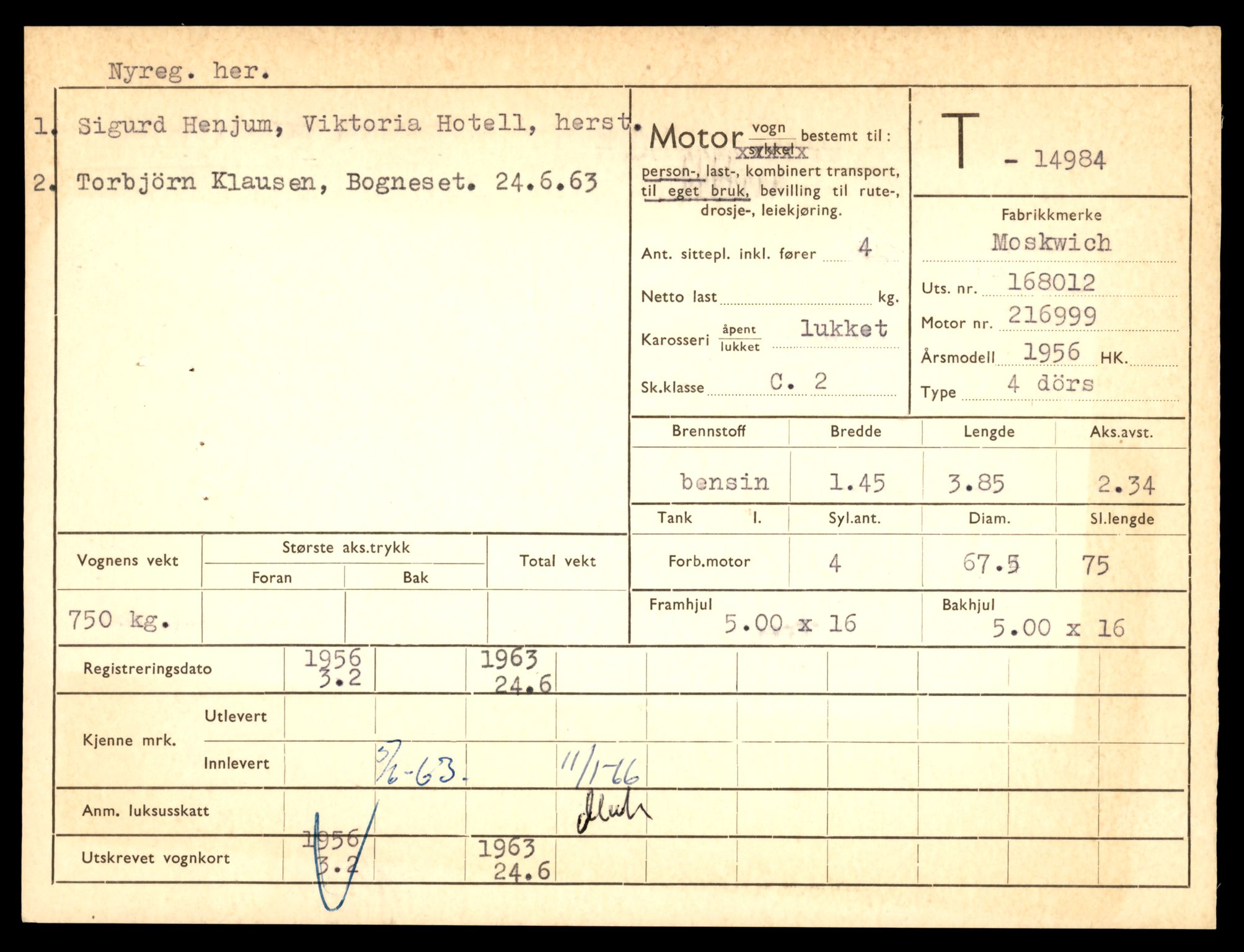 Møre og Romsdal vegkontor - Ålesund trafikkstasjon, AV/SAT-A-4099/F/Fe/L0049: Registreringskort for kjøretøy T 14864 - T 18613, 1927-1998, s. 2869