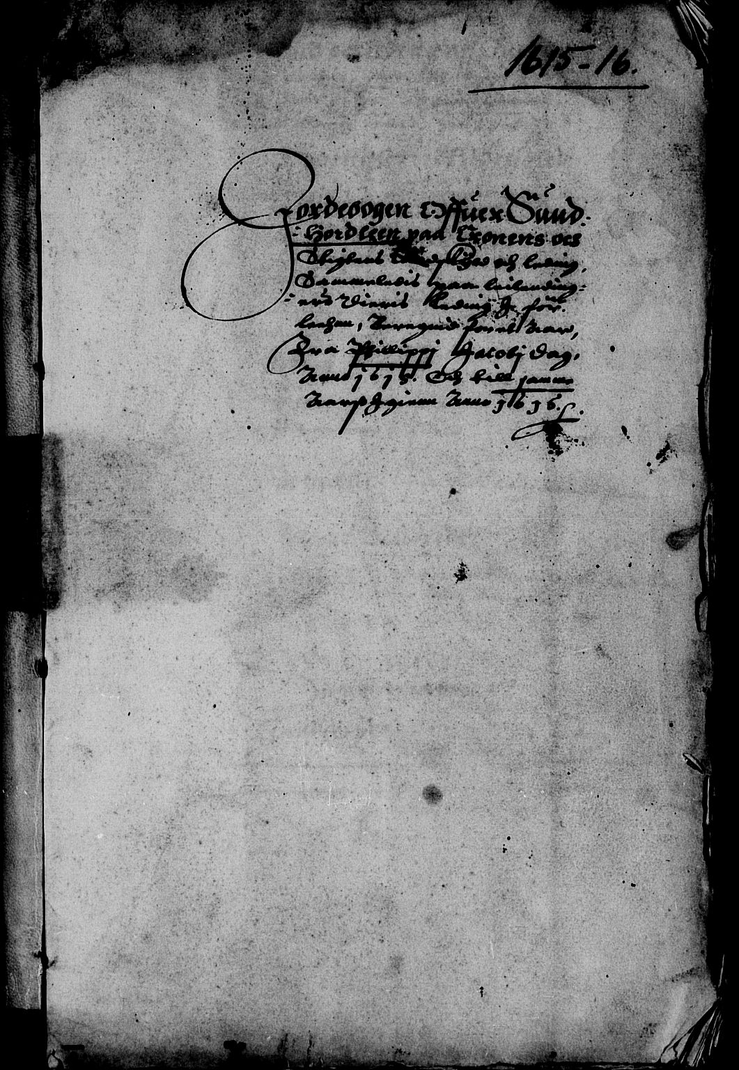 Rentekammeret inntil 1814, Reviderte regnskaper, Lensregnskaper, AV/RA-EA-5023/R/Rb/Rbt/L0019: Bergenhus len, 1615-1616