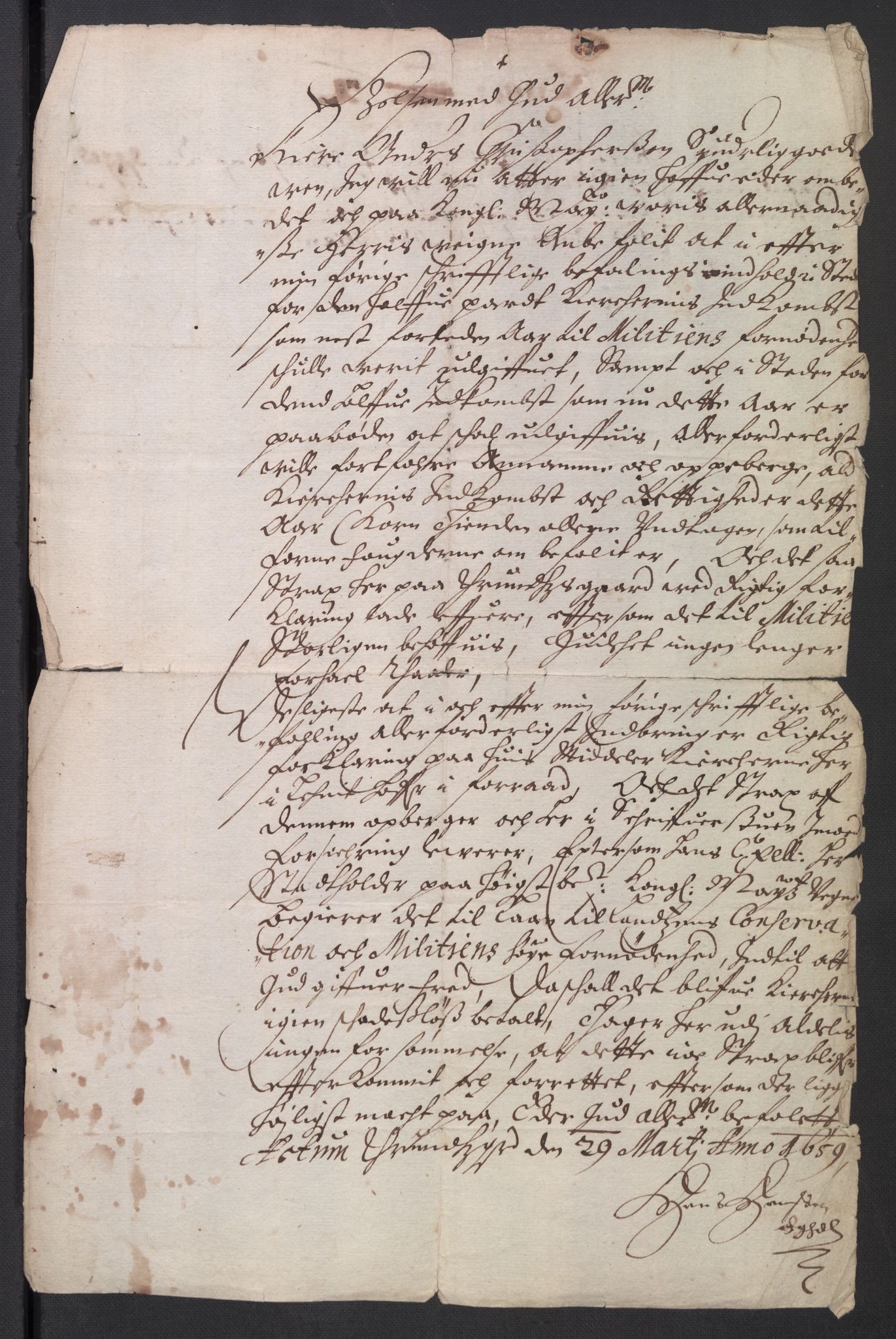 Rentekammeret inntil 1814, Reviderte regnskaper, Kirkeregnskap, AV/RA-EA-4067/Rf/L0121: Kirkeregnskap, 1656-1679, s. 278
