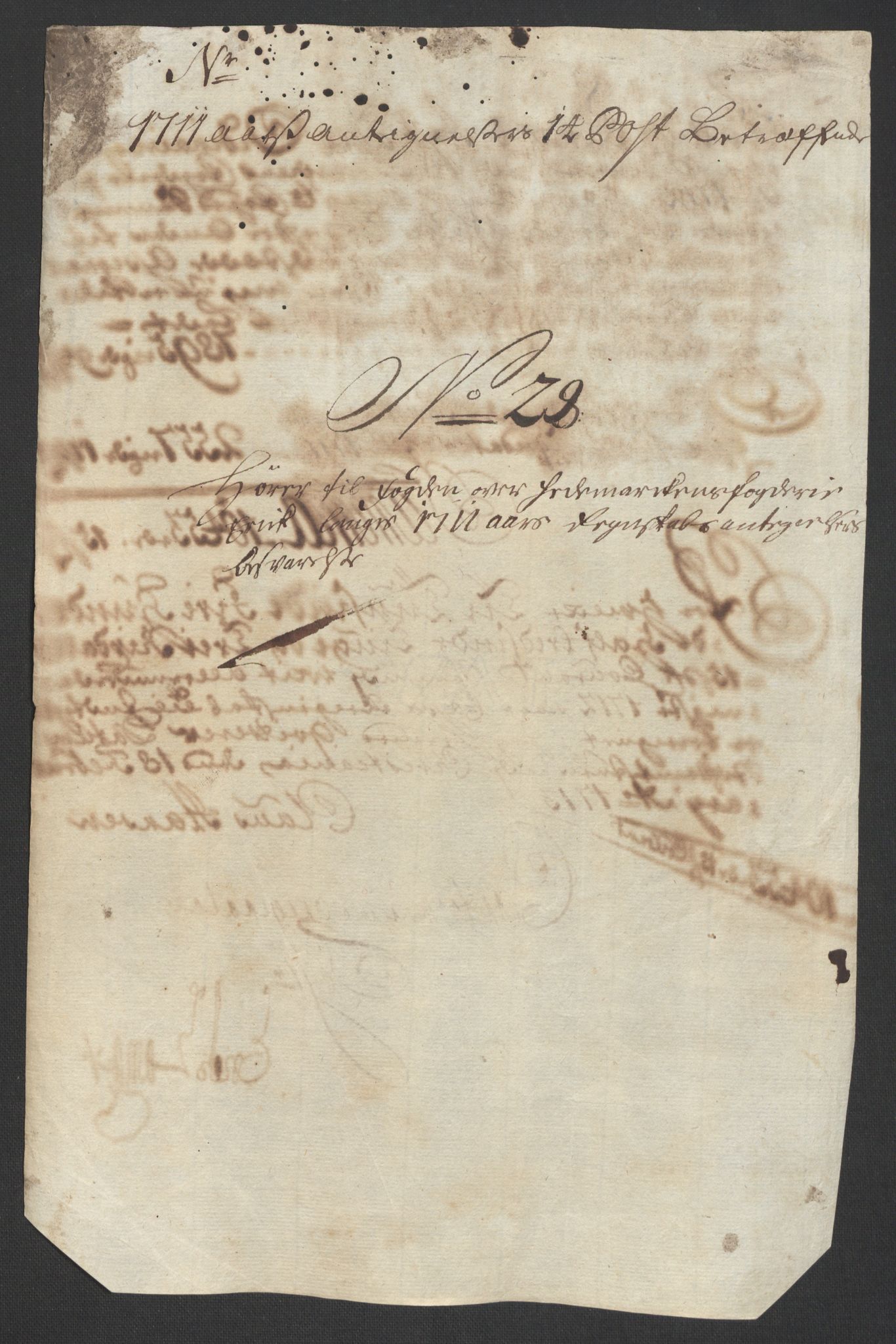 Rentekammeret inntil 1814, Reviderte regnskaper, Fogderegnskap, AV/RA-EA-4092/R16/L1048: Fogderegnskap Hedmark, 1711, s. 189