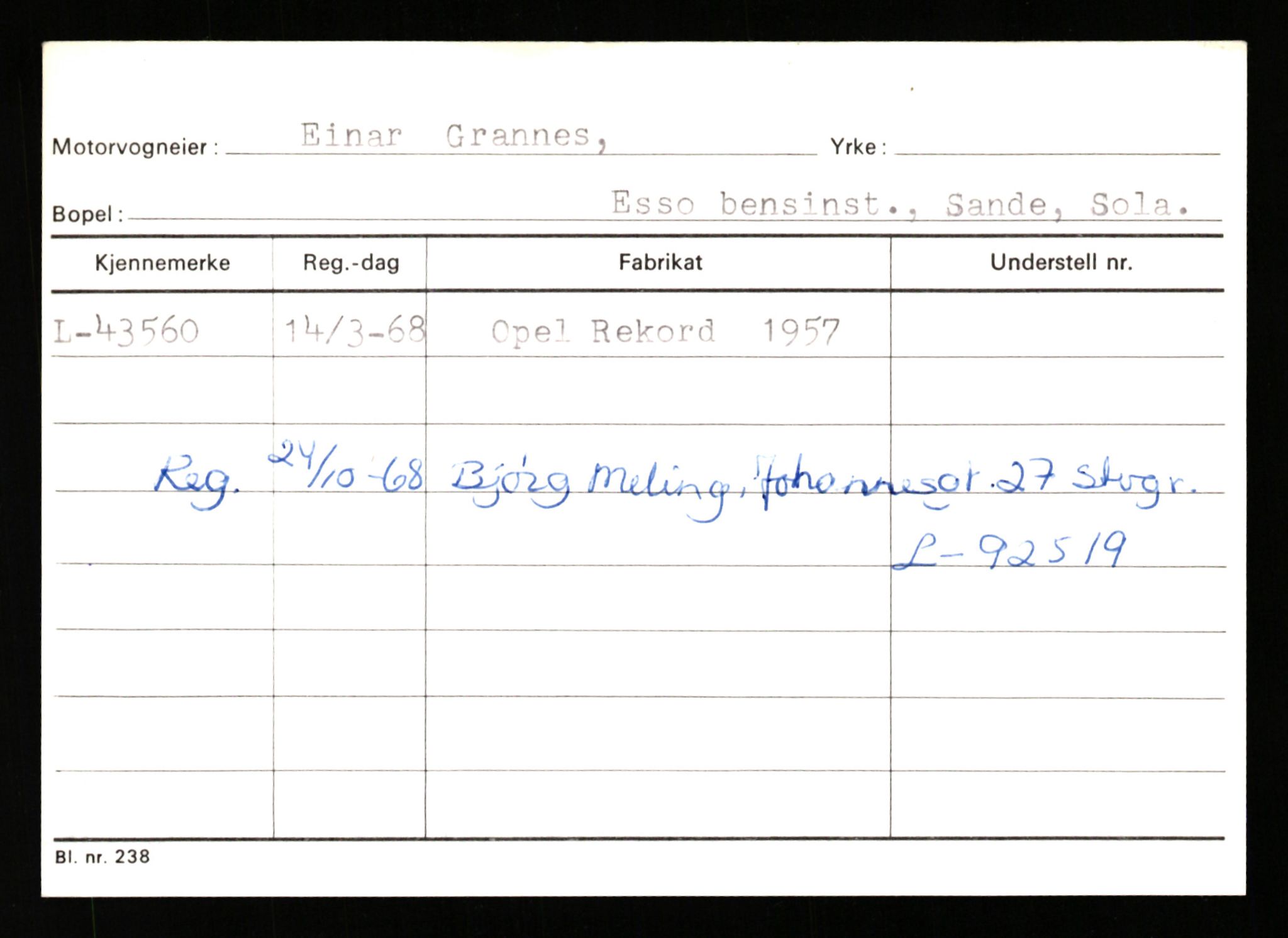 Stavanger trafikkstasjon, AV/SAST-A-101942/0/G/L0006: Registreringsnummer: 34250 - 49007, 1930-1971, s. 2435