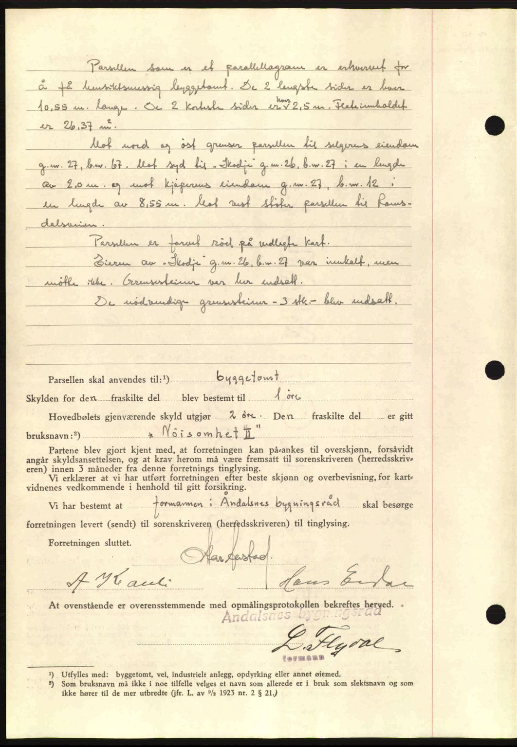 Romsdal sorenskriveri, AV/SAT-A-4149/1/2/2C: Pantebok nr. A6, 1938-1939, Dagboknr: 2416/1938
