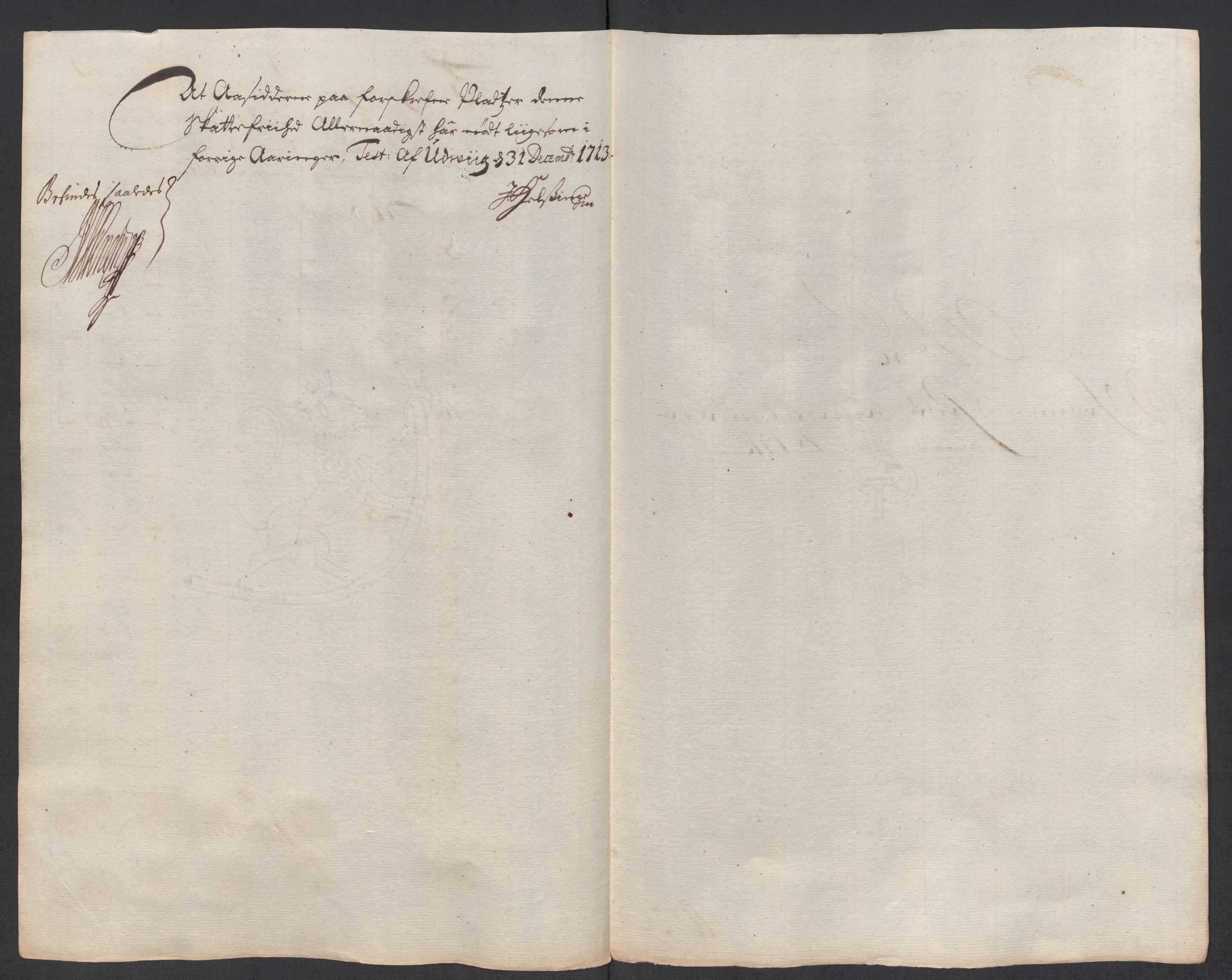 Rentekammeret inntil 1814, Reviderte regnskaper, Fogderegnskap, AV/RA-EA-4092/R63/L4321: Fogderegnskap Inderøy, 1713, s. 405