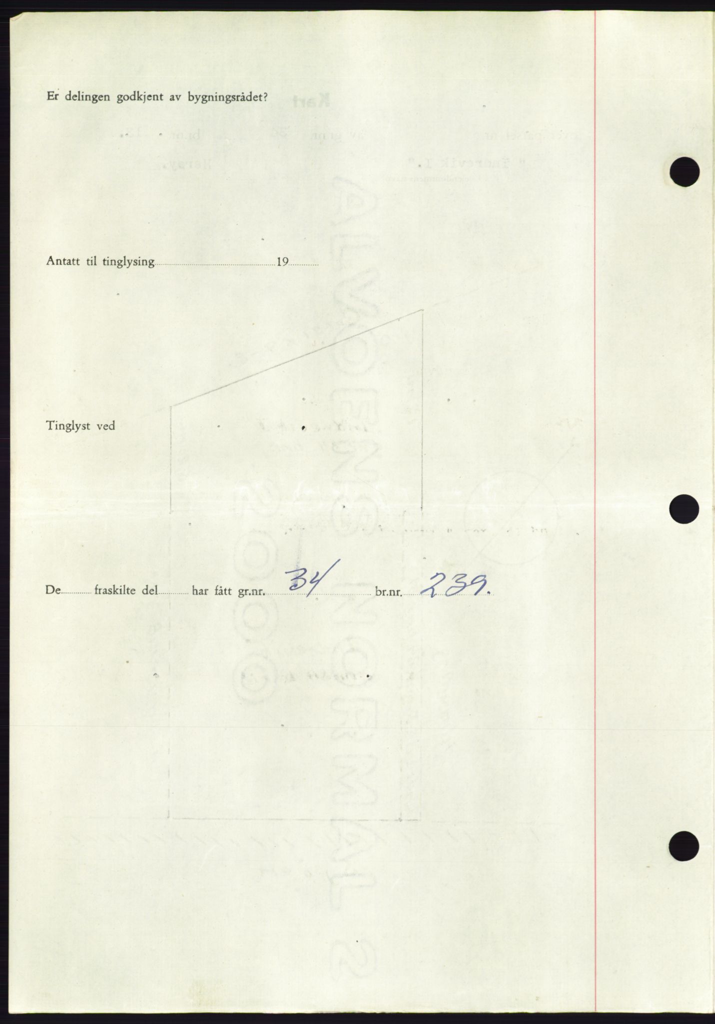 Søre Sunnmøre sorenskriveri, AV/SAT-A-4122/1/2/2C/L0092: Pantebok nr. 18A, 1952-1952, Dagboknr: 1685/1952